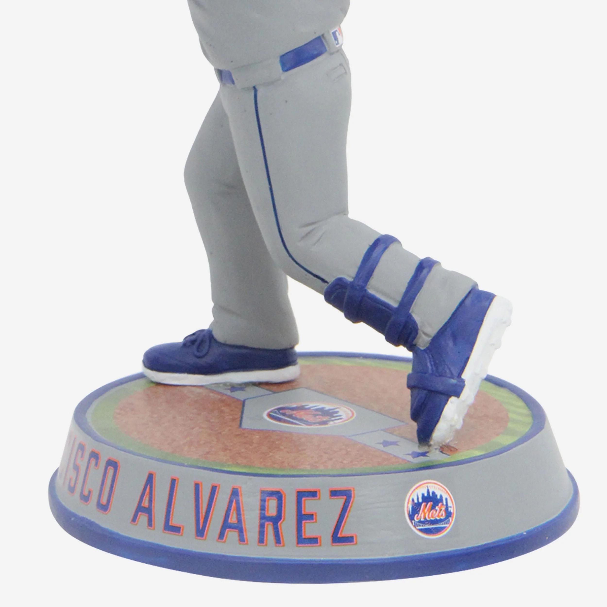 Francisco Alvarez New York Mets Field Stripe Variant Bighead Bobblehead - Image 3