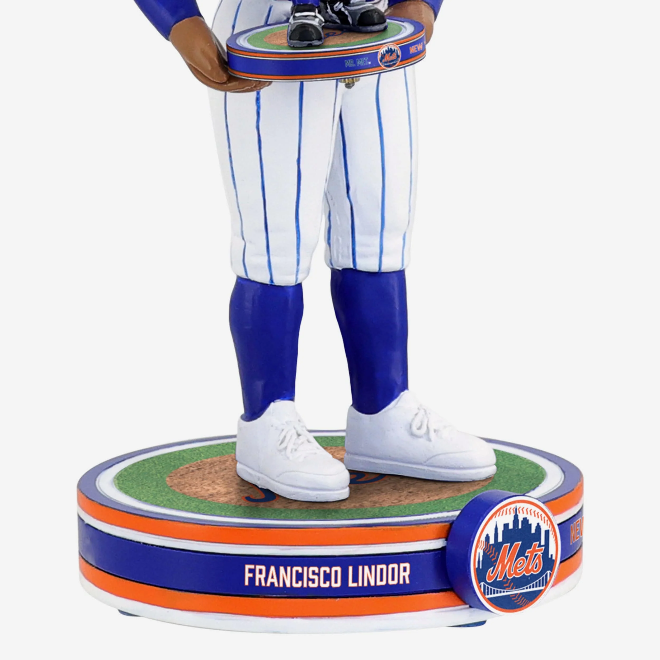 Francisco Lindor & Mr Met New York Mets Bobble Dubblz Friendz Bobblehead - Image 3