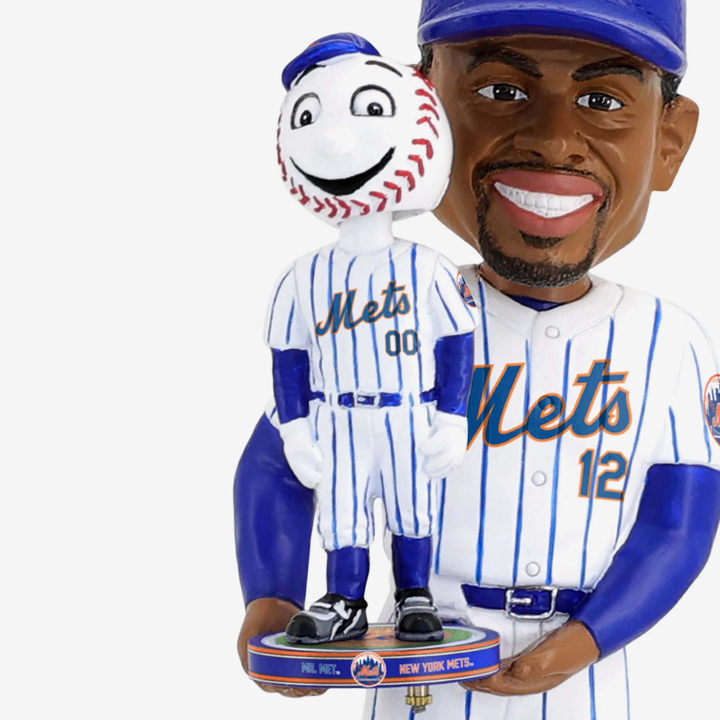 Francisco Lindor & Mr Met New York Mets Bobble Dubblz Friendz Bobblehead - Image 4