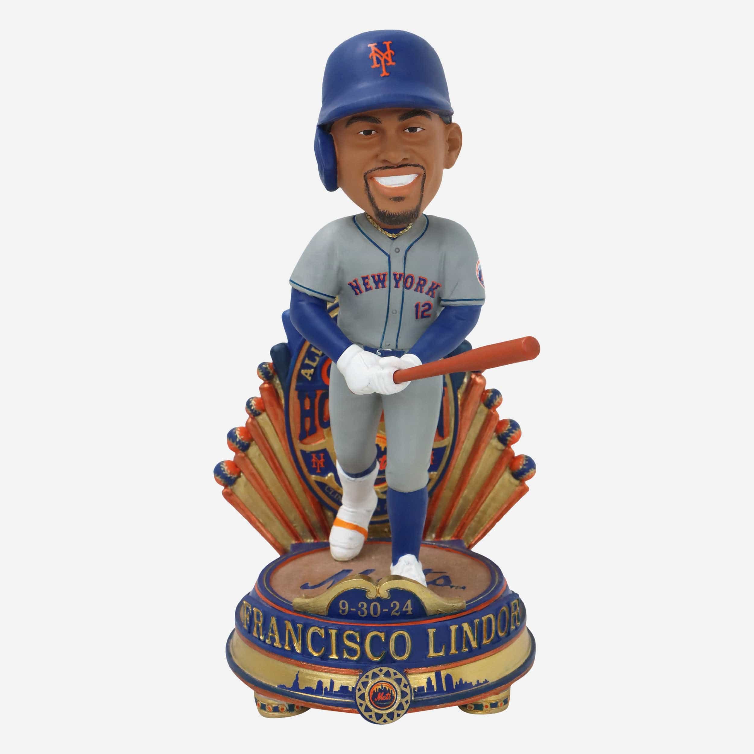 Francisco Lindor New York Mets Playoff-Clinching Home Run Bobblehead