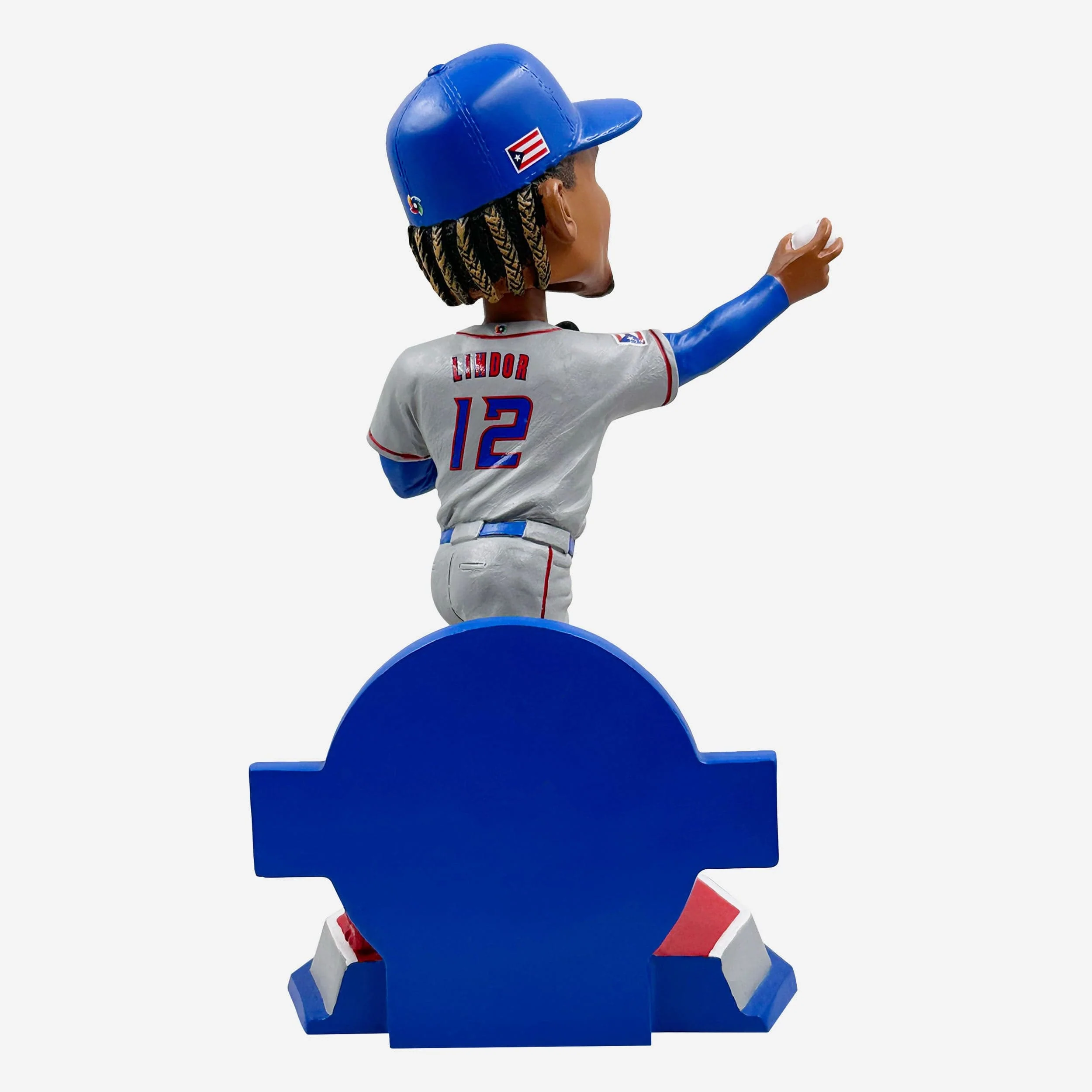 Francisco Lindor Puerto Rico 2023 World Baseball Classic Away Uniform Bobblehead - Image 5