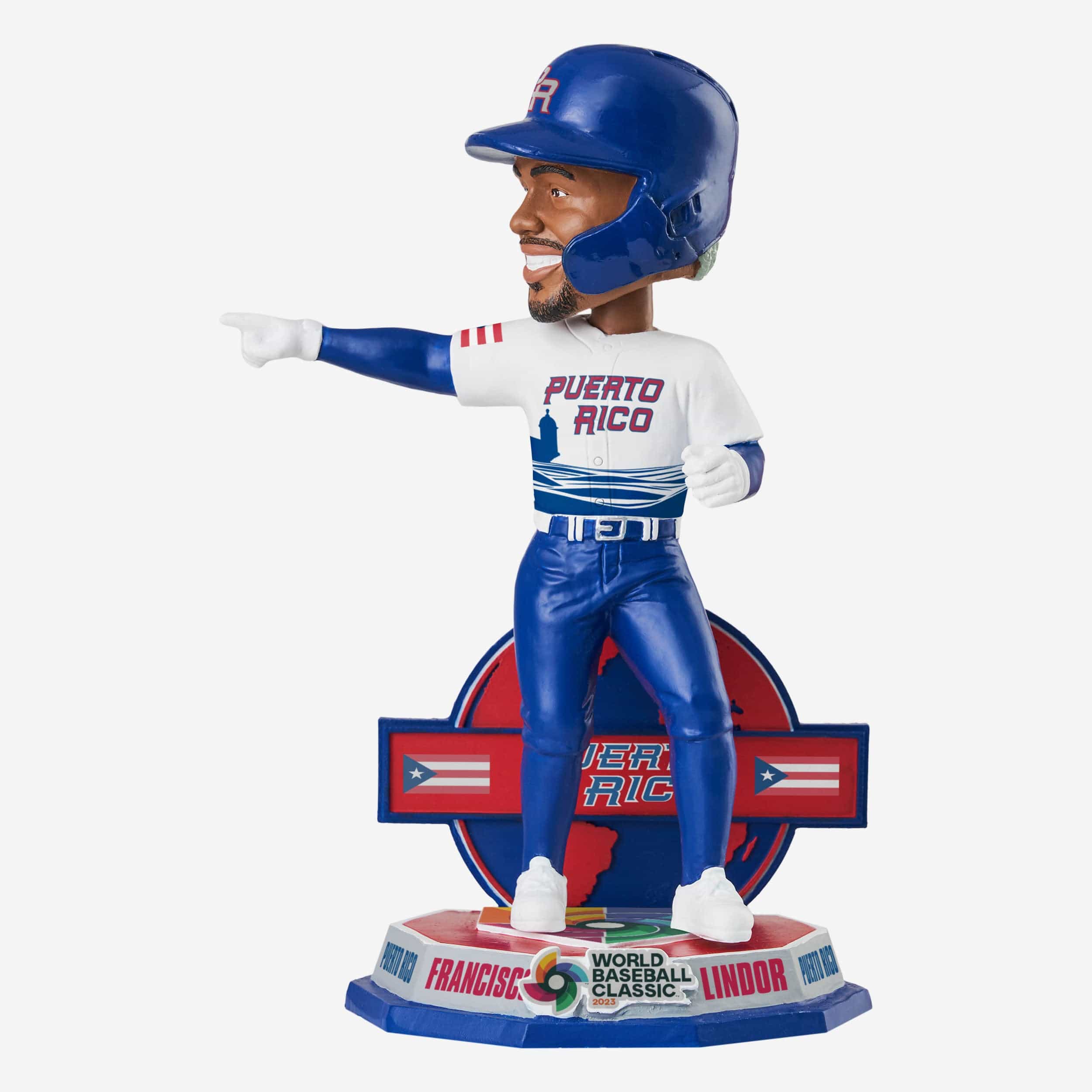 Francisco Lindor Puerto Rico 2023 World Baseball Classic Bobblehead