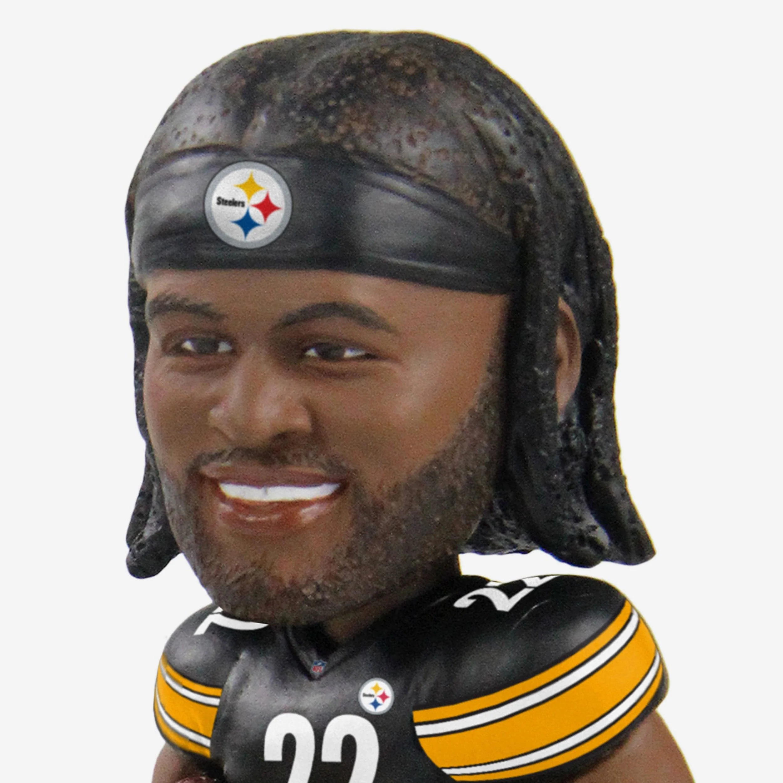 Franco Harris & Najee Harris Pittsburgh Steelers Then And Now Bobblehead - Image 3