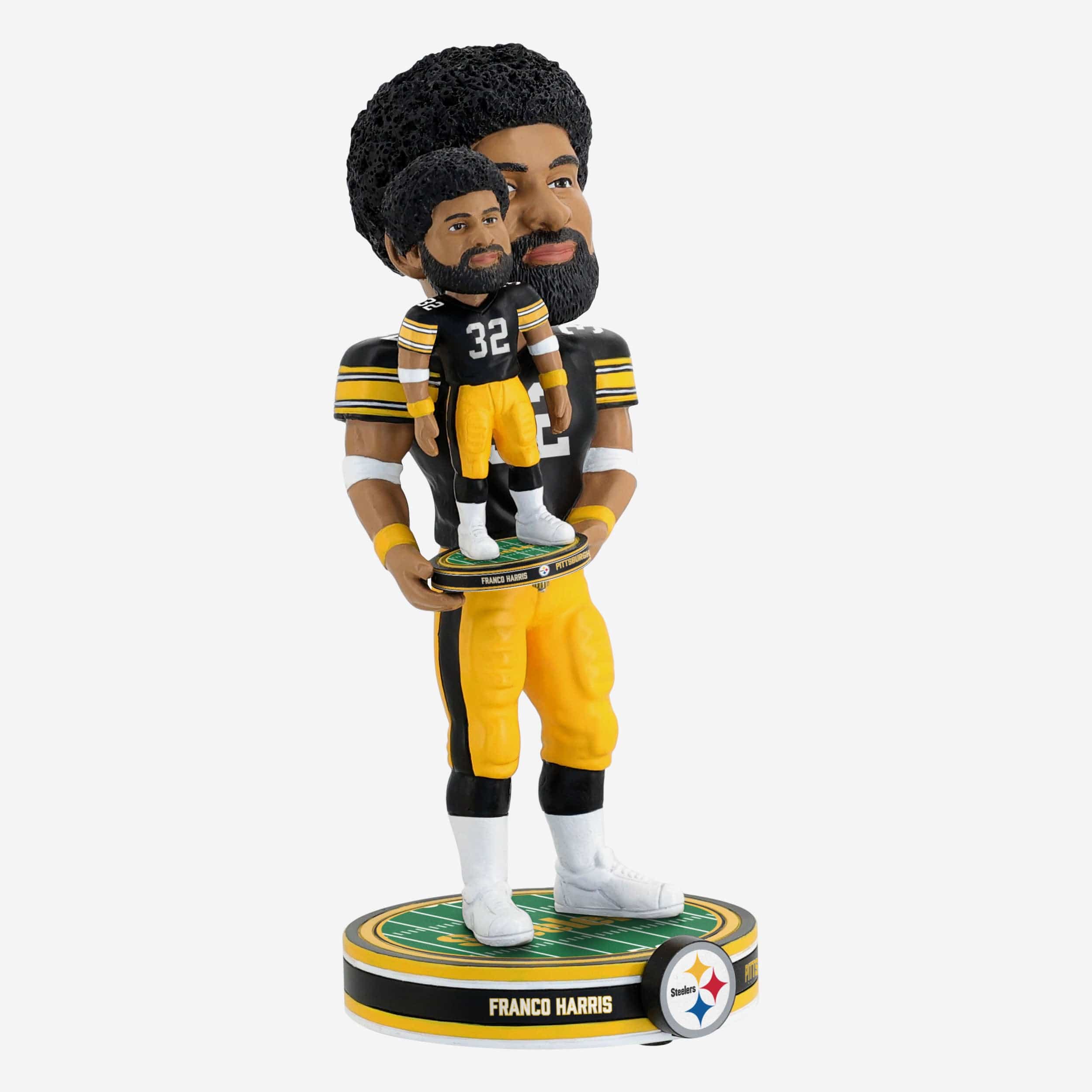 Franco Harris Pittsburgh Steelers Bobble Dubblz Bobblehead - Image 5