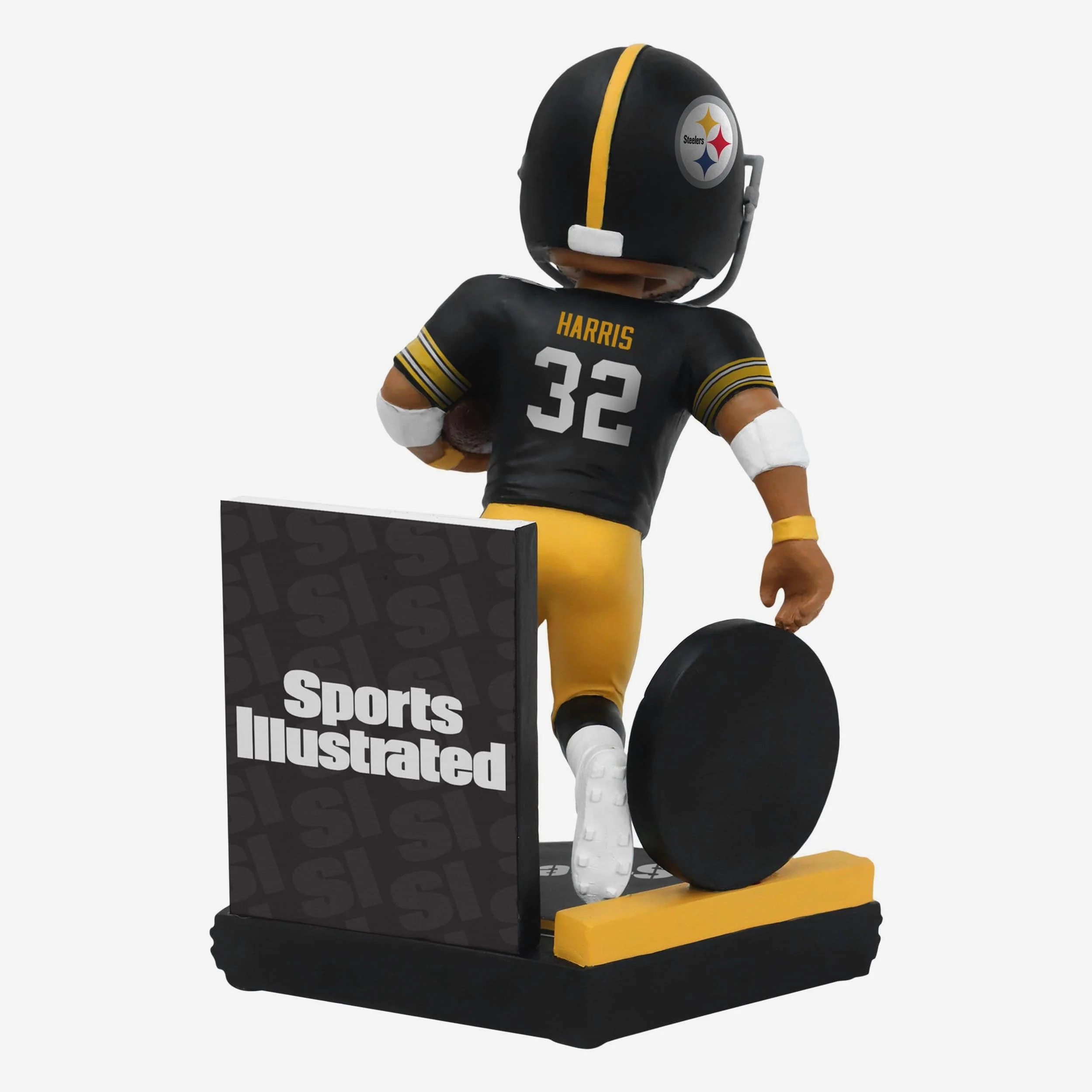 Franco Harris Pittsburgh Steelers Chill 'Em 1976 AFC Champions Sports Illustrated Cover Bobblehead - Image 6