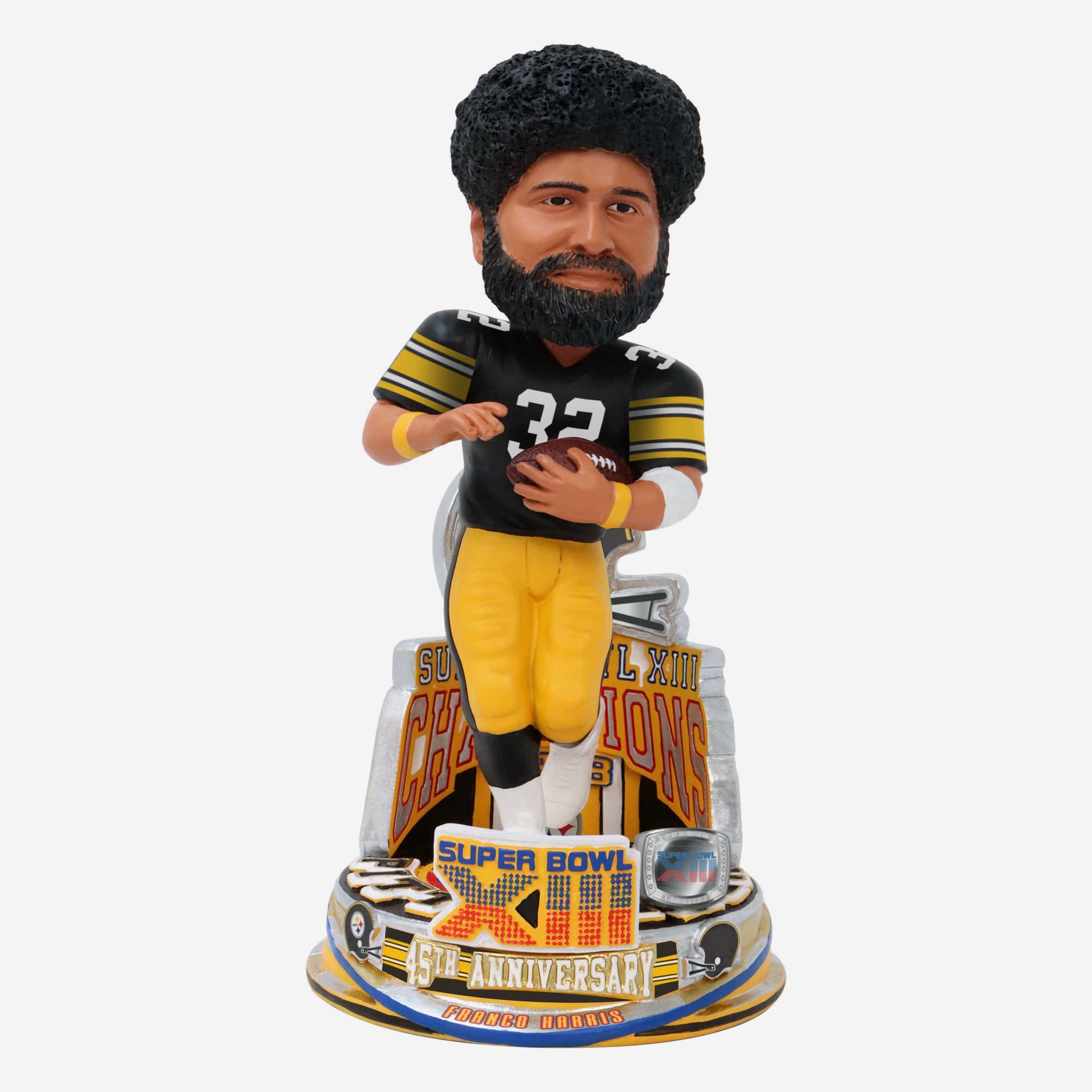 Franco Harris Pittsburgh Steelers Super Bowl XIII Champions 45th Anniversary Bobblehead