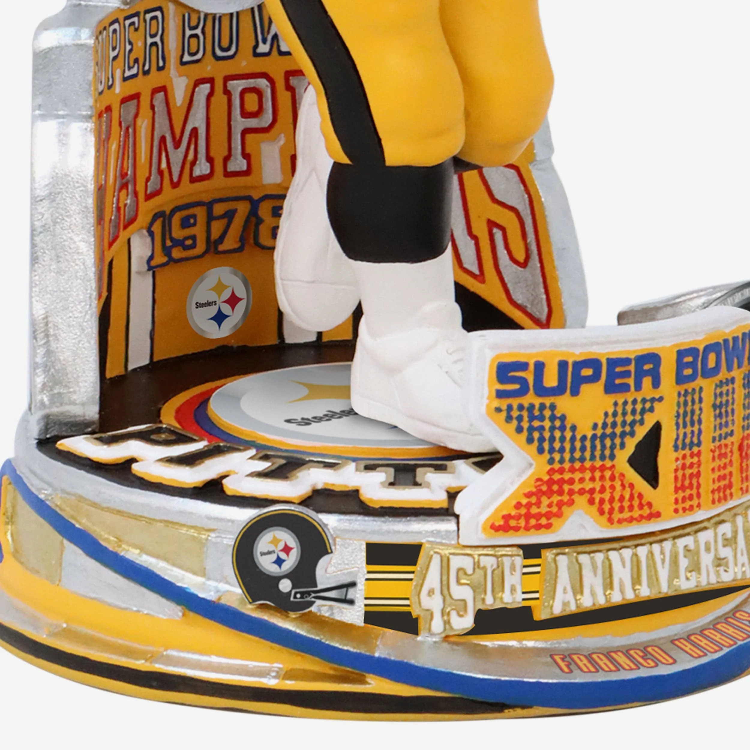 Franco Harris Pittsburgh Steelers Super Bowl XIII Champions 45th Anniversary Bobblehead - Image 3