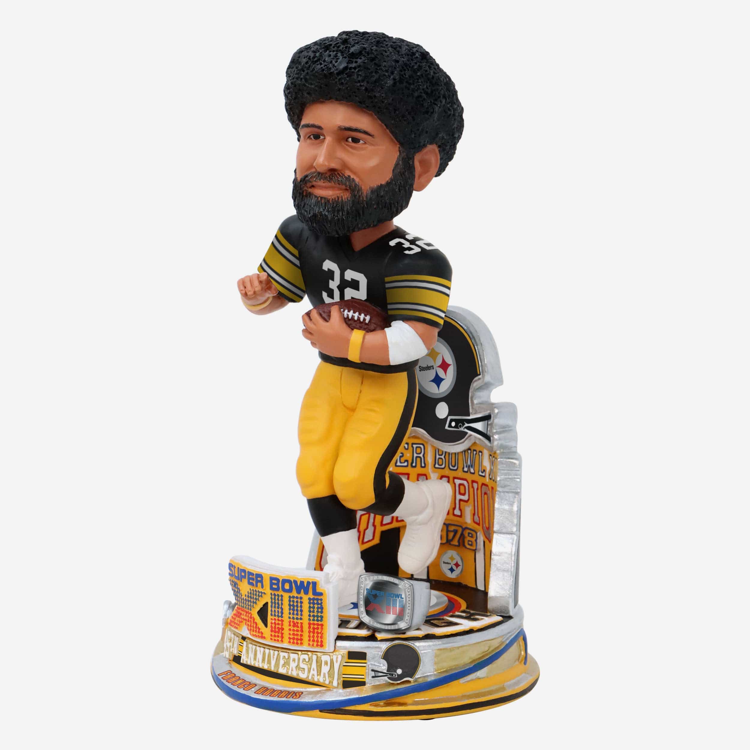 Franco Harris Pittsburgh Steelers Super Bowl XIII Champions 45th Anniversary Bobblehead - Image 4