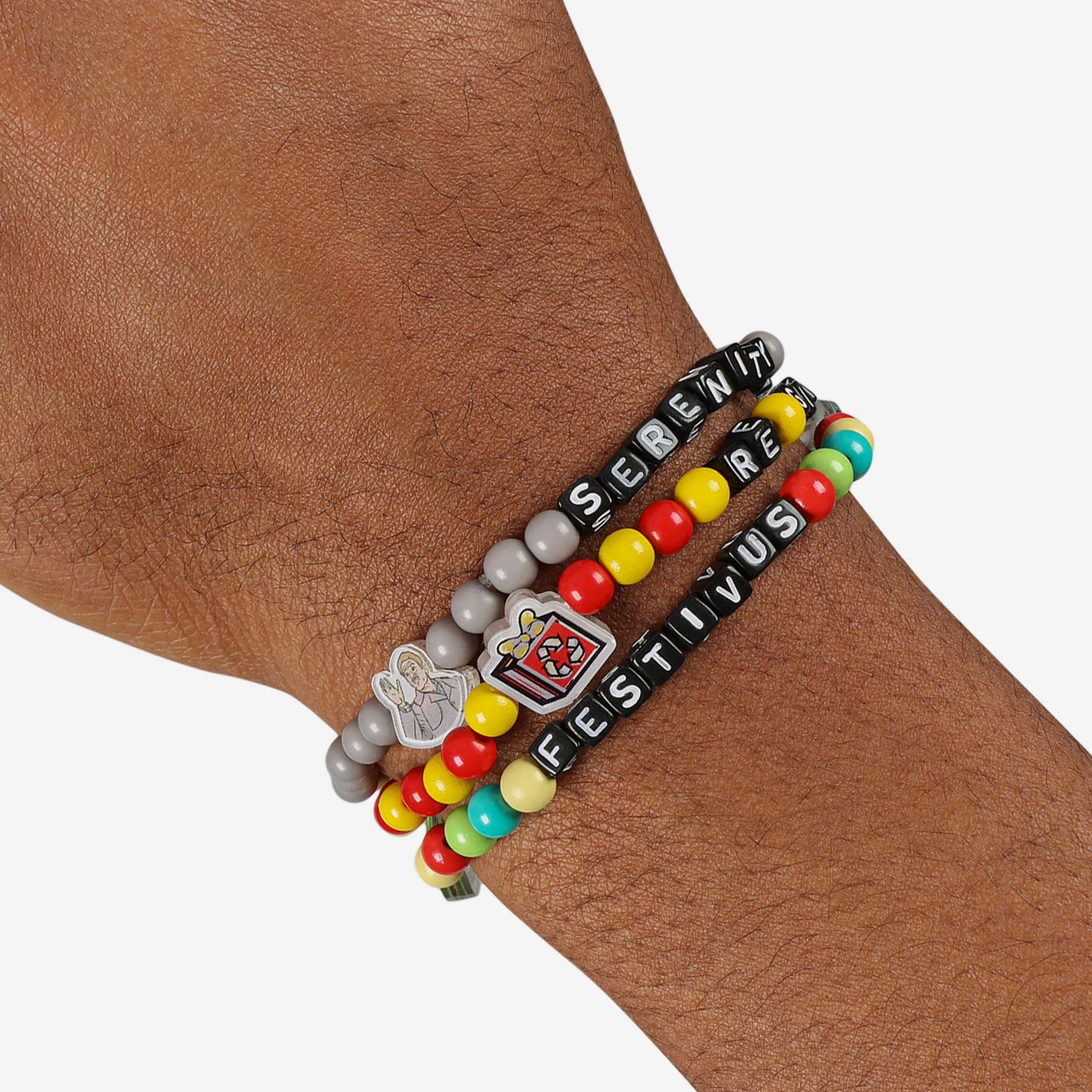Frank Costanza & Festivus Seinfeld 3 Pack Beaded Friendship Bracelet - Image 4