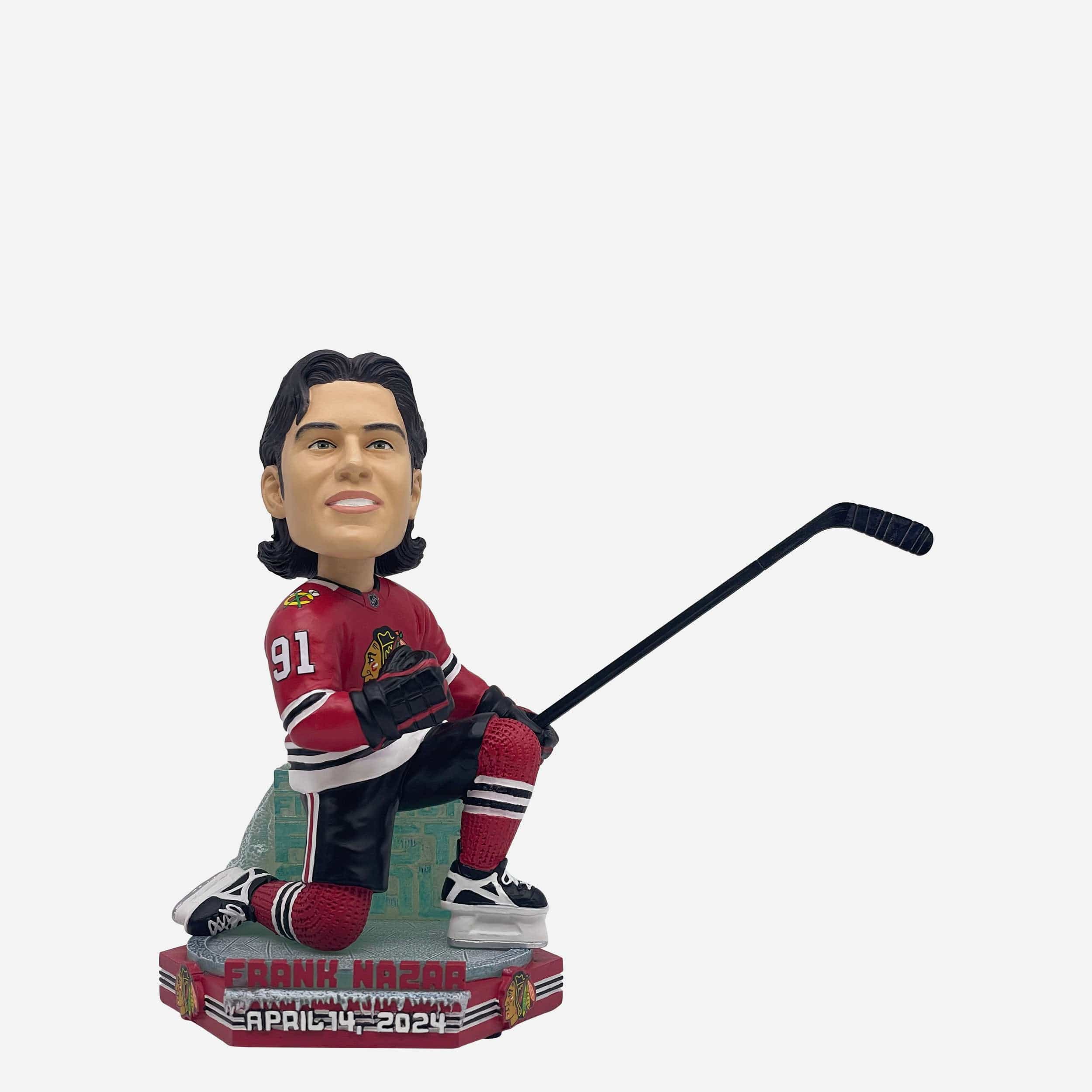 Frank Nazar Chicago Blackhawks First Career Goal Bobblehead