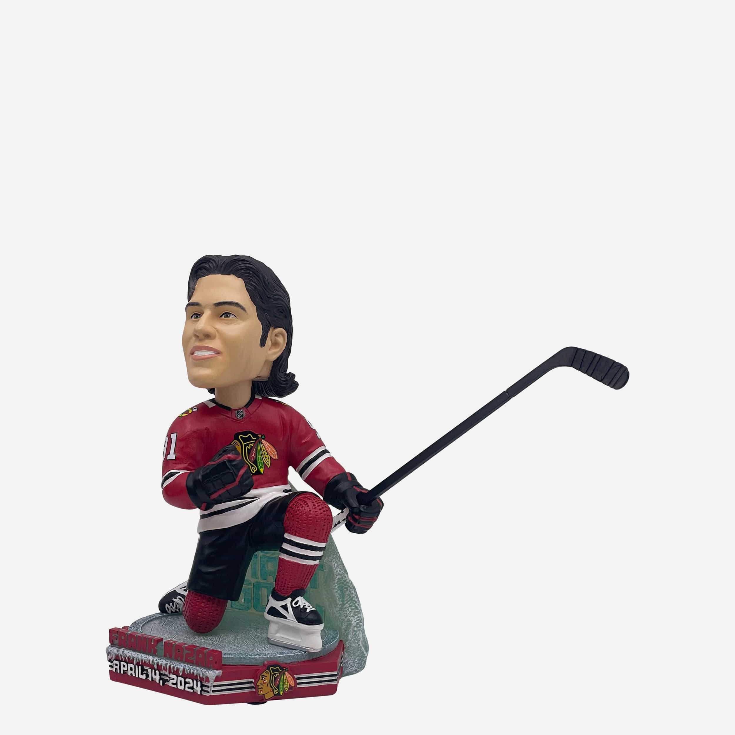 Frank Nazar Chicago Blackhawks First Career Goal Bobblehead - Image 4