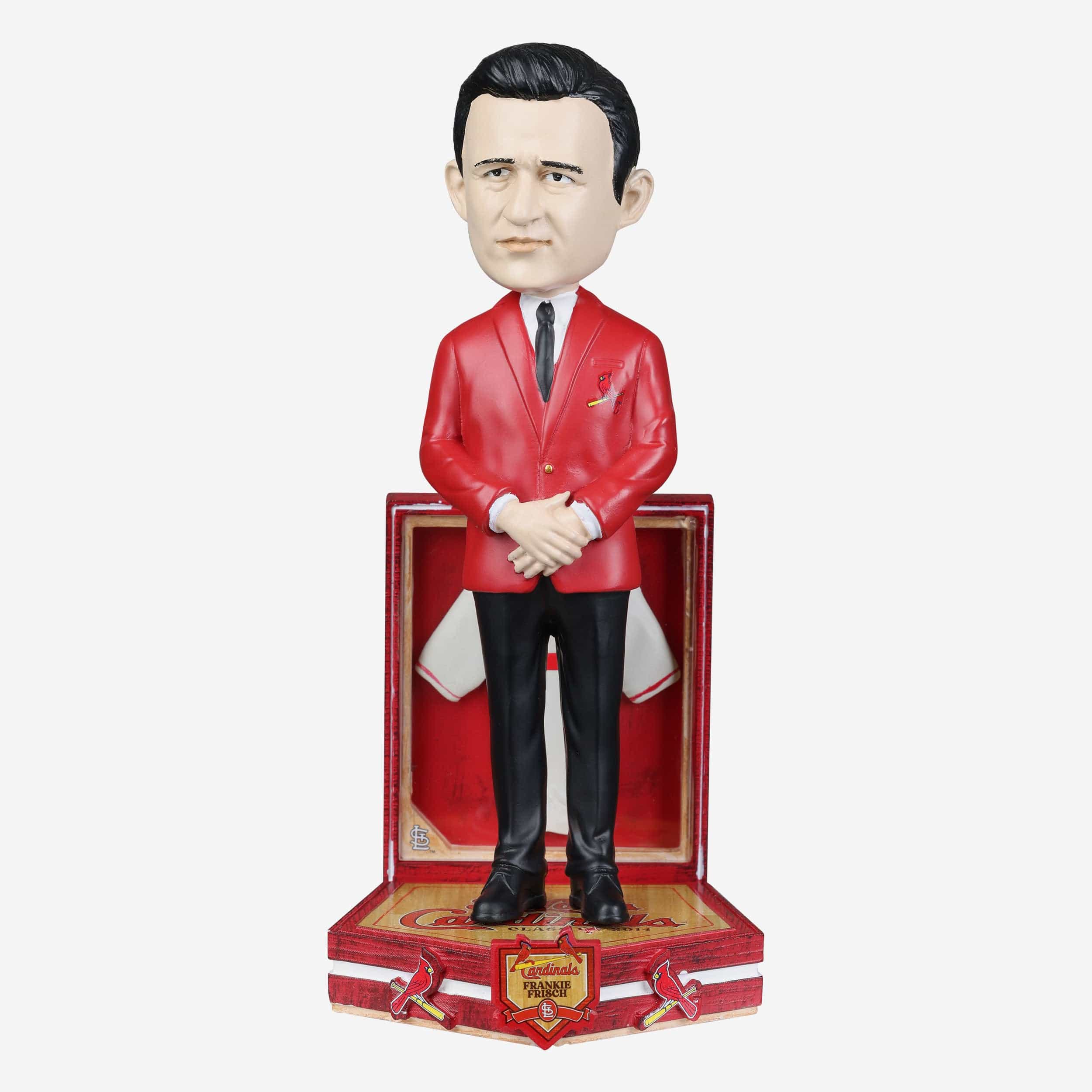 Frankie Frisch St Louis Cardinals Red Jacket Bobblehead