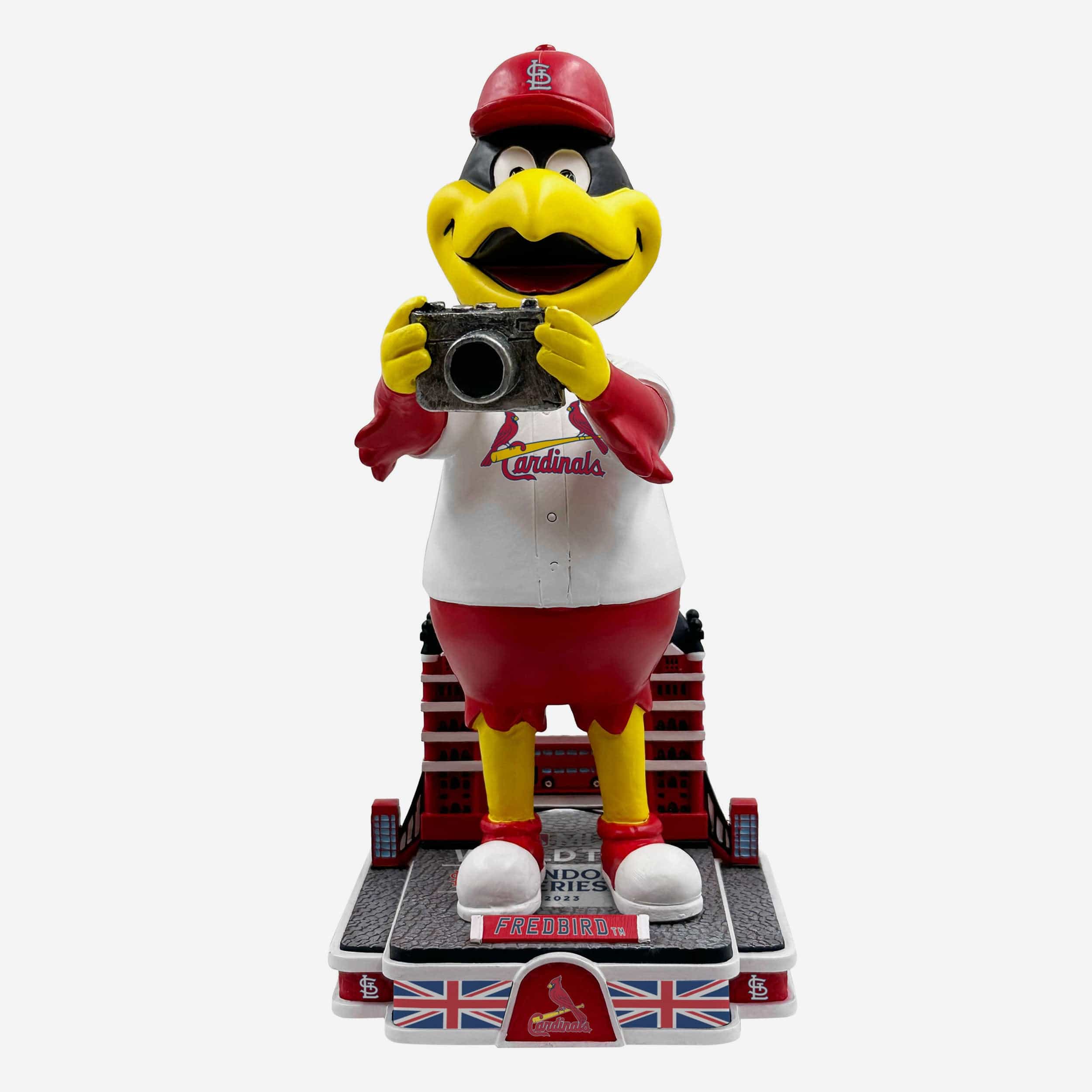 Fredbird St Louis Cardinals 2023 MLB London Series Bobblehead