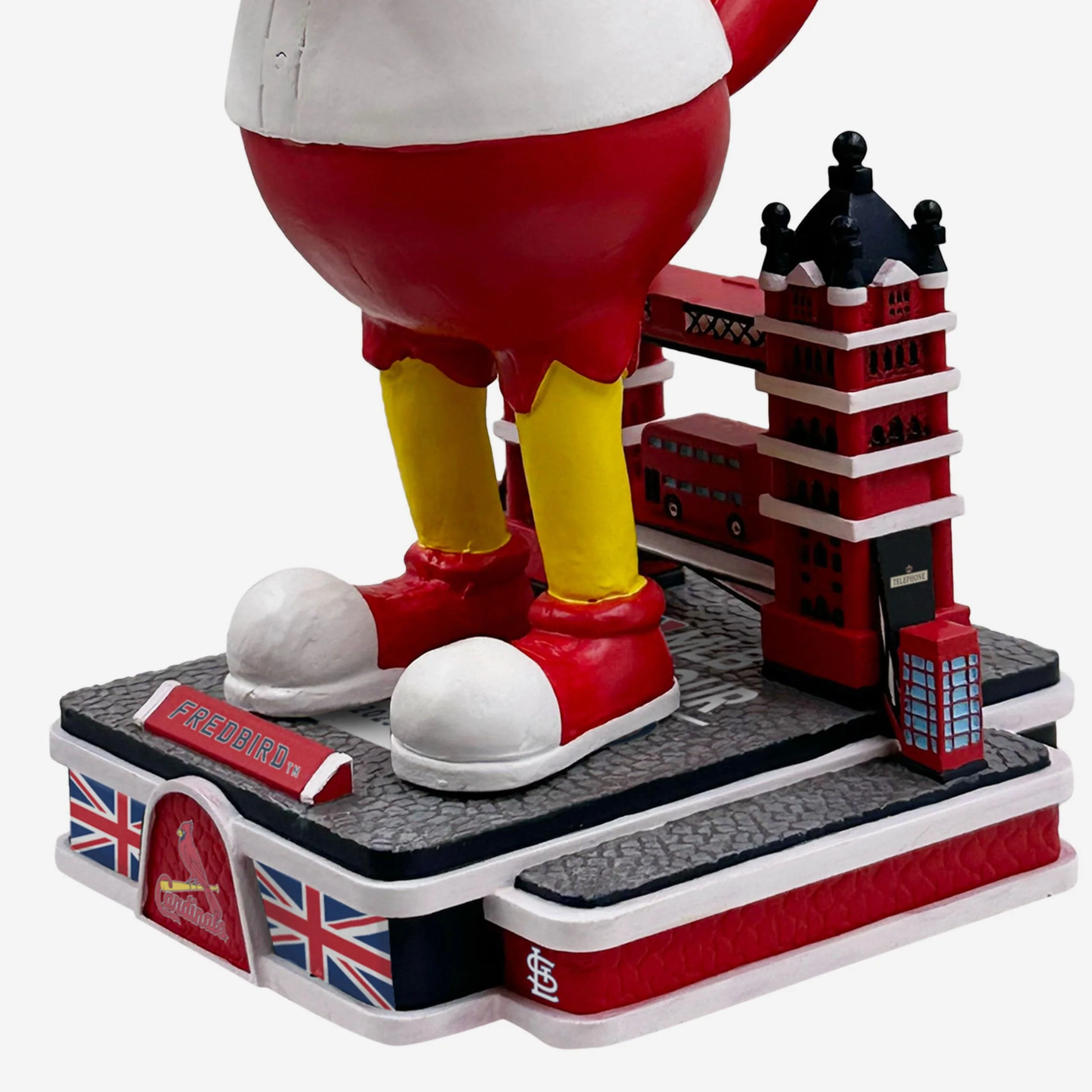 Fredbird St Louis Cardinals 2023 MLB London Series Bobblehead - Image 3