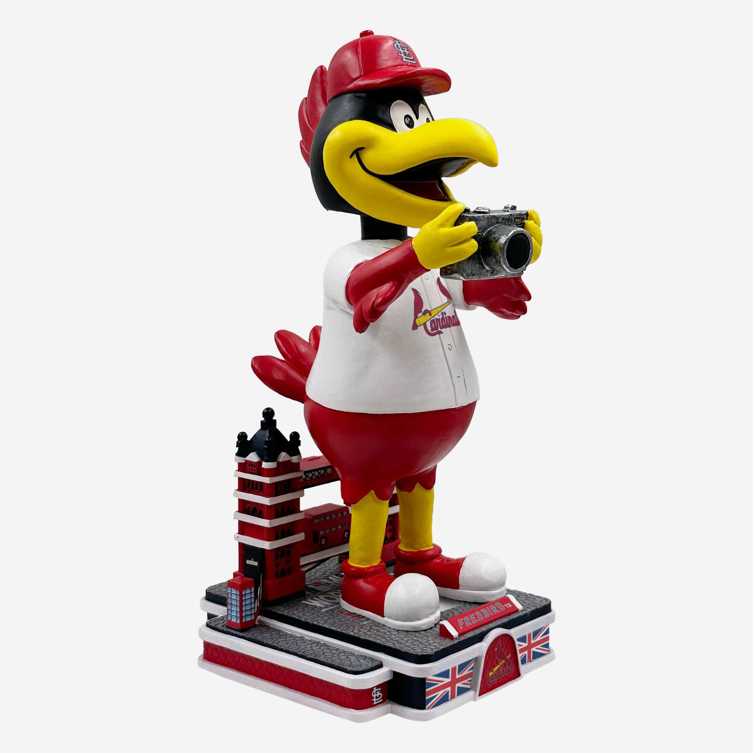 Fredbird St Louis Cardinals 2023 MLB London Series Bobblehead - Image 4
