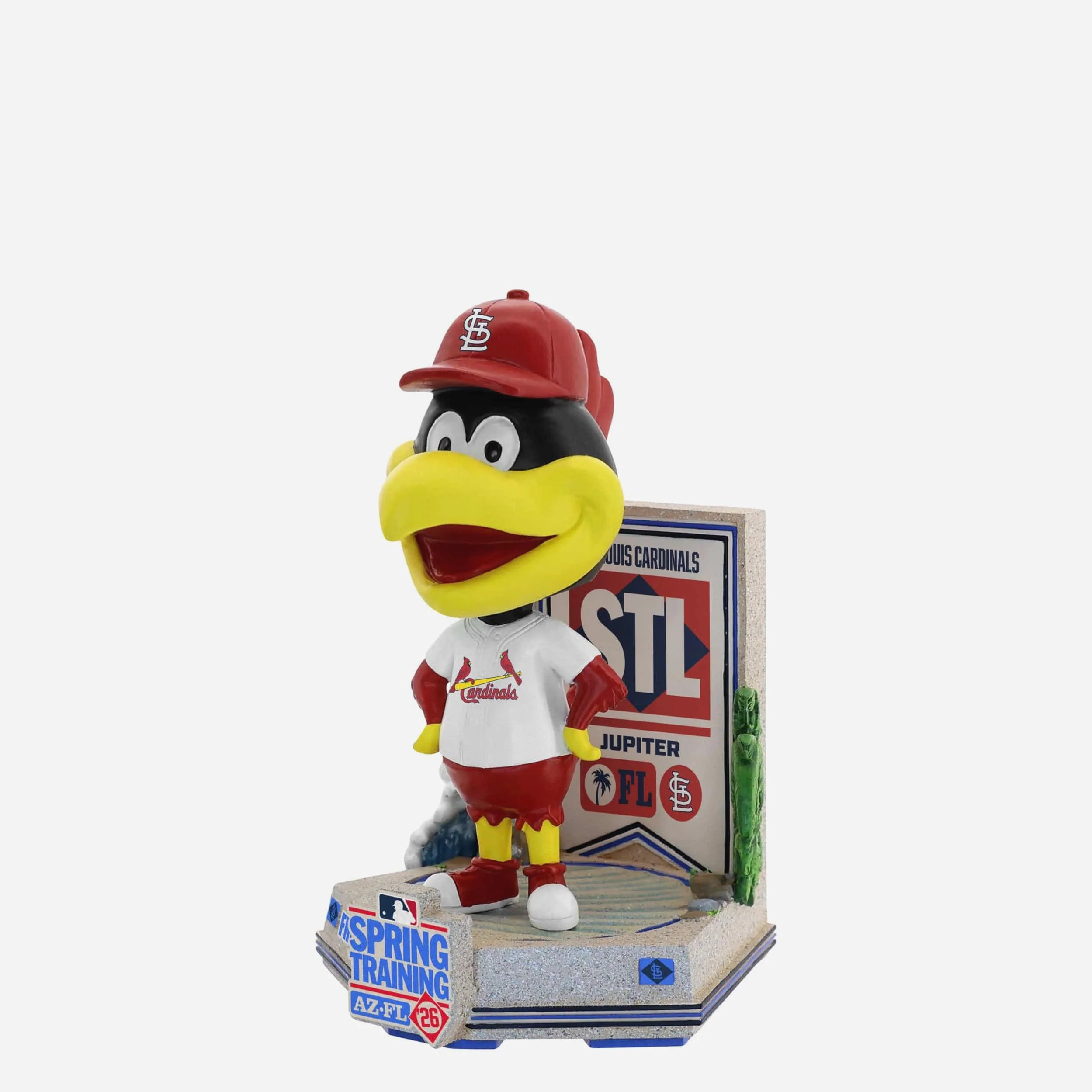 Fredbird St Louis Cardinals 2026 Spring Training Grapefruit League Mascot Mini Bighead Bobblehead - Image 4