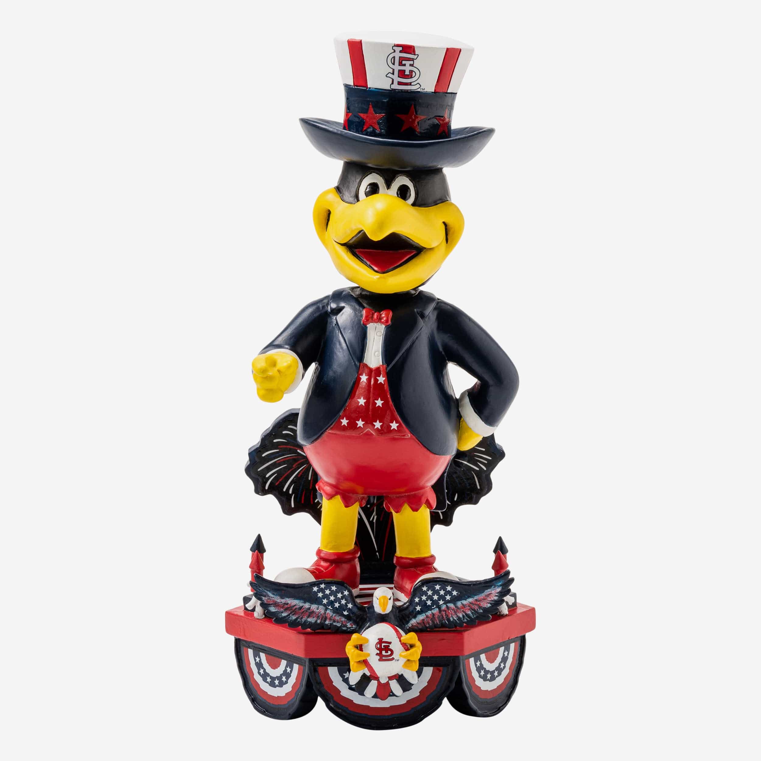 Fredbird St Louis Cardinals Americana Mascot Bobblehead