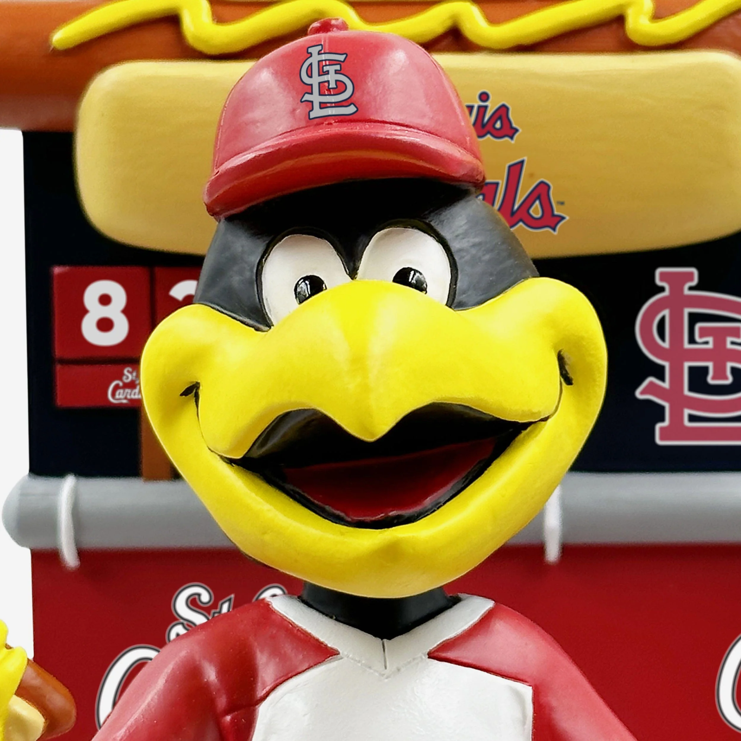 Fredbird St Louis Cardinals Hot Dog Eating Contest Mascot Bobblehead - Image 2