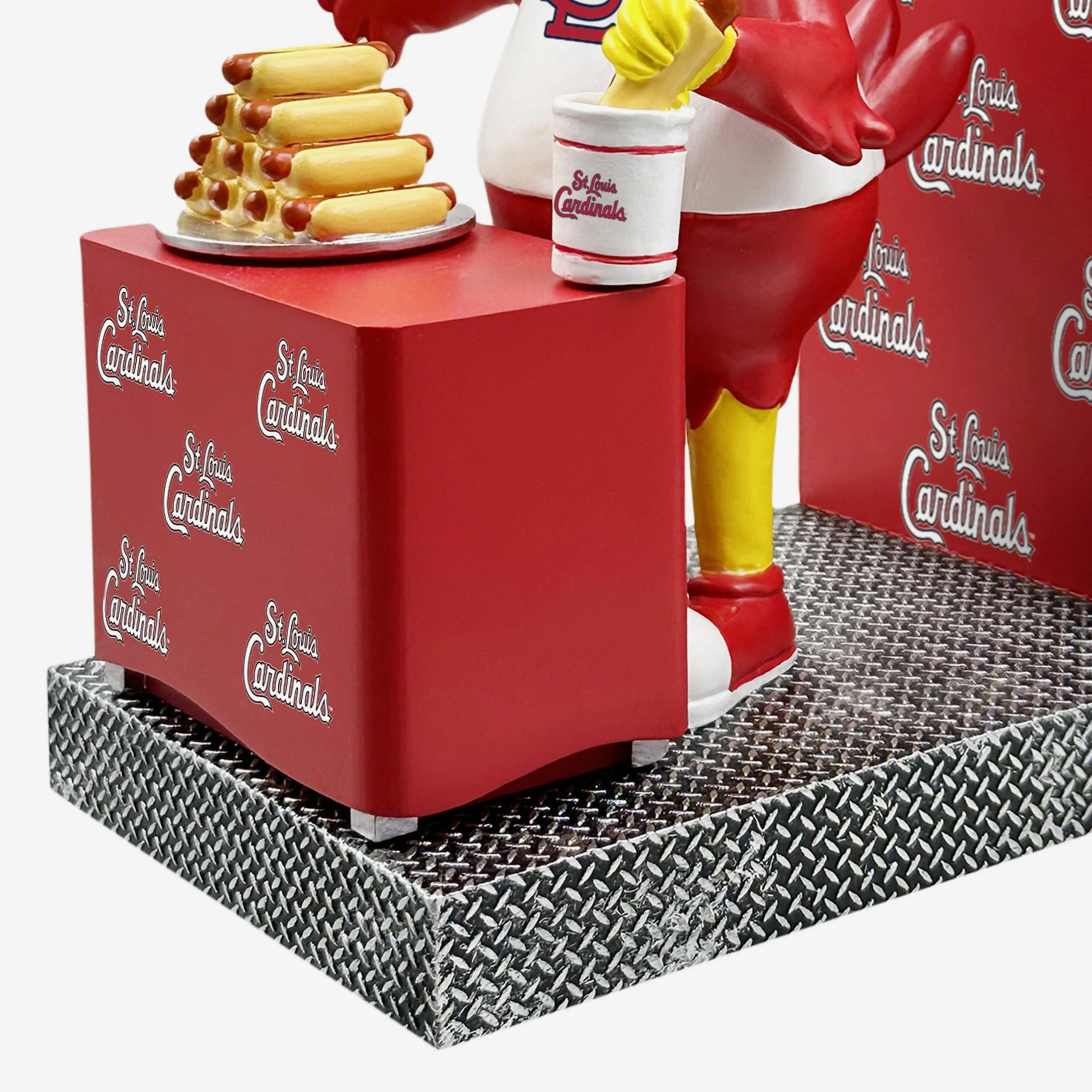 Fredbird St Louis Cardinals Hot Dog Eating Contest Mascot Bobblehead - Image 3