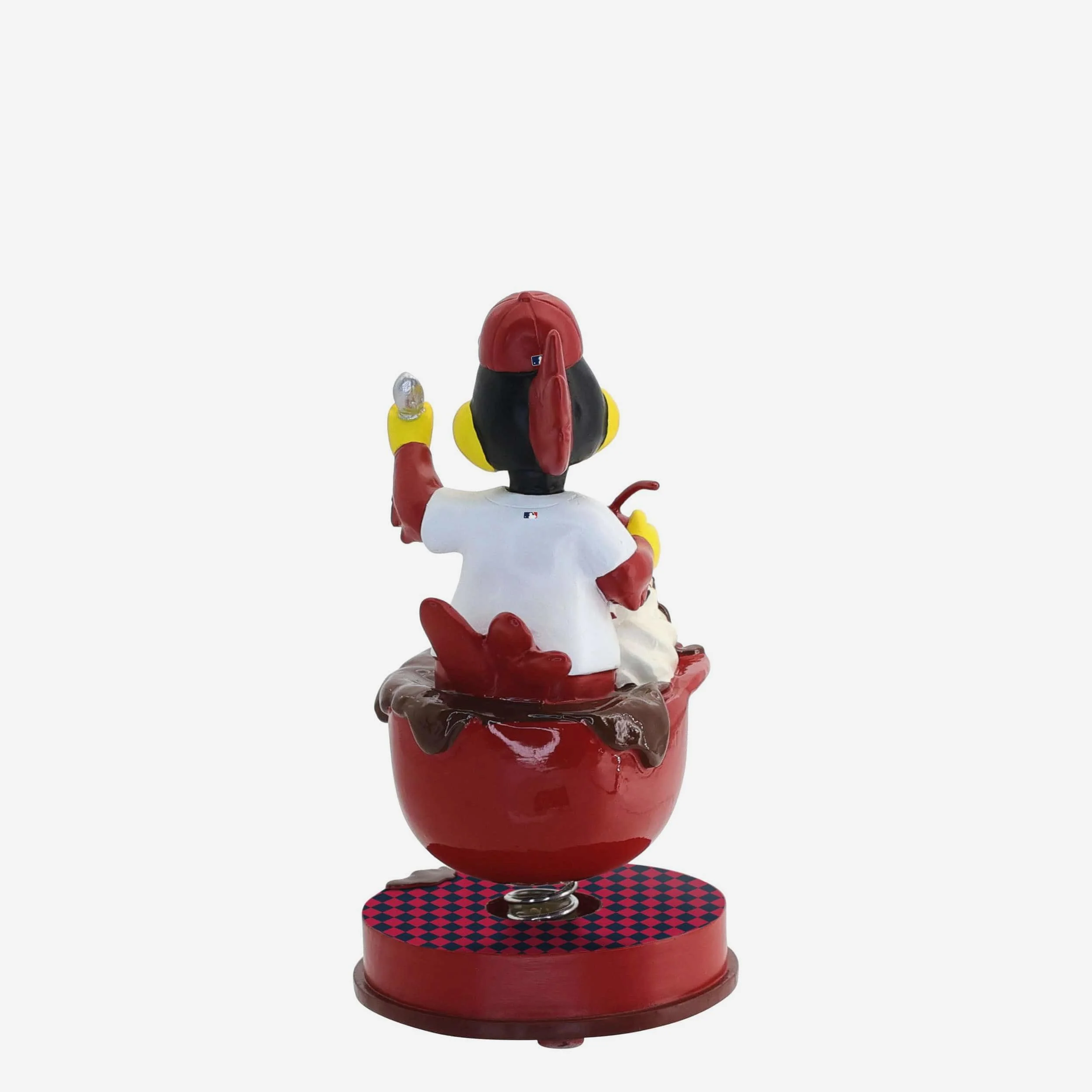 Fredbird St Louis Cardinals Ice Cream Helmet Mascot Bobblehead - Image 5