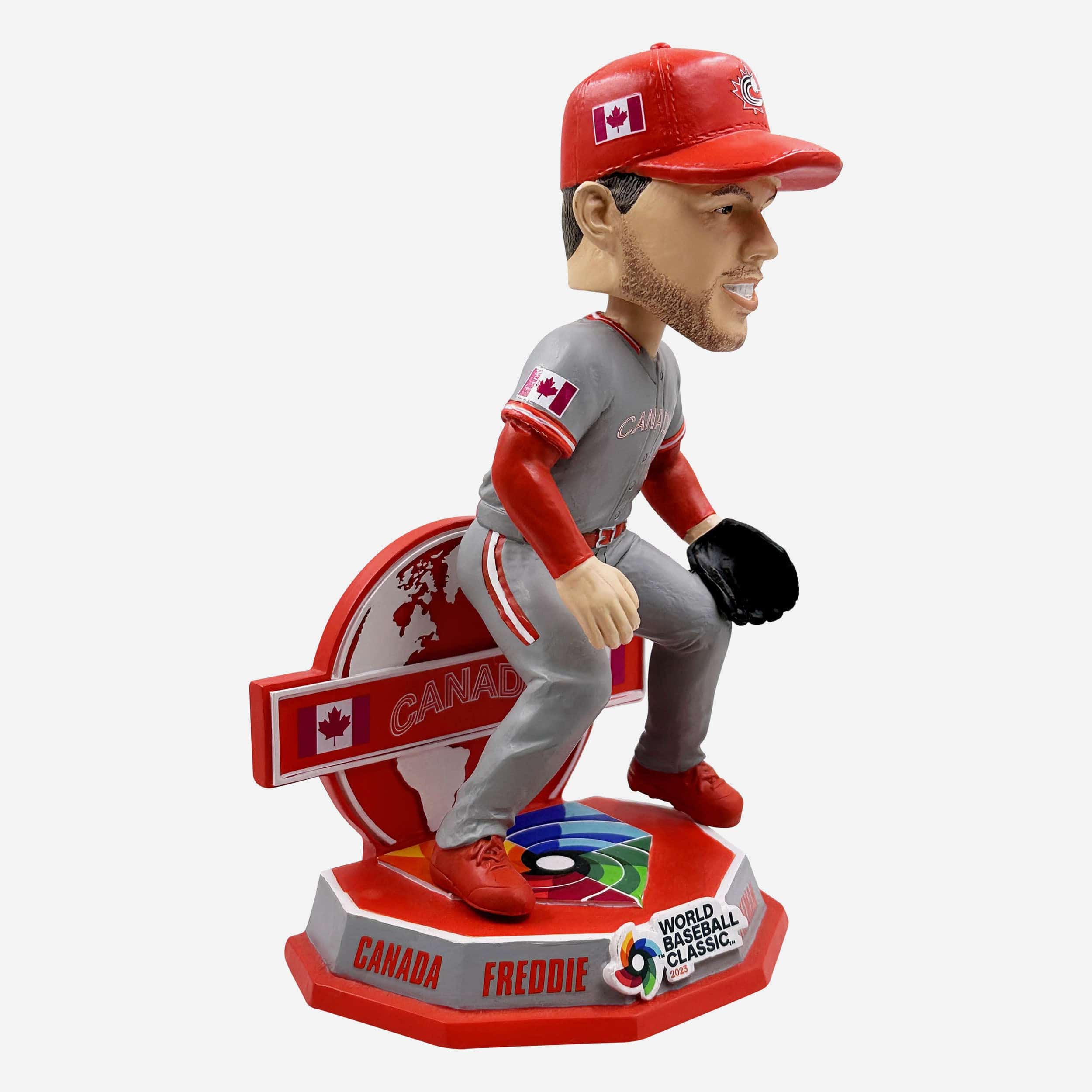 Freddie Freeman Canada 2023 World Baseball Classic Away Uniform Bobblehead - Image 4