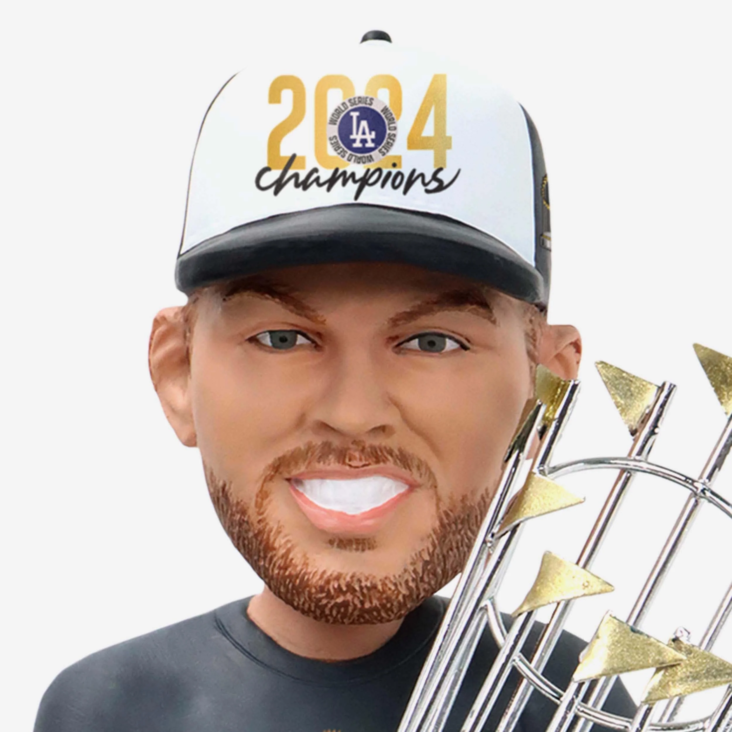 Freddie Freeman Los Angeles Dodgers 2024 World Series Champions Authentic Dirt Bobblehead - Image 2