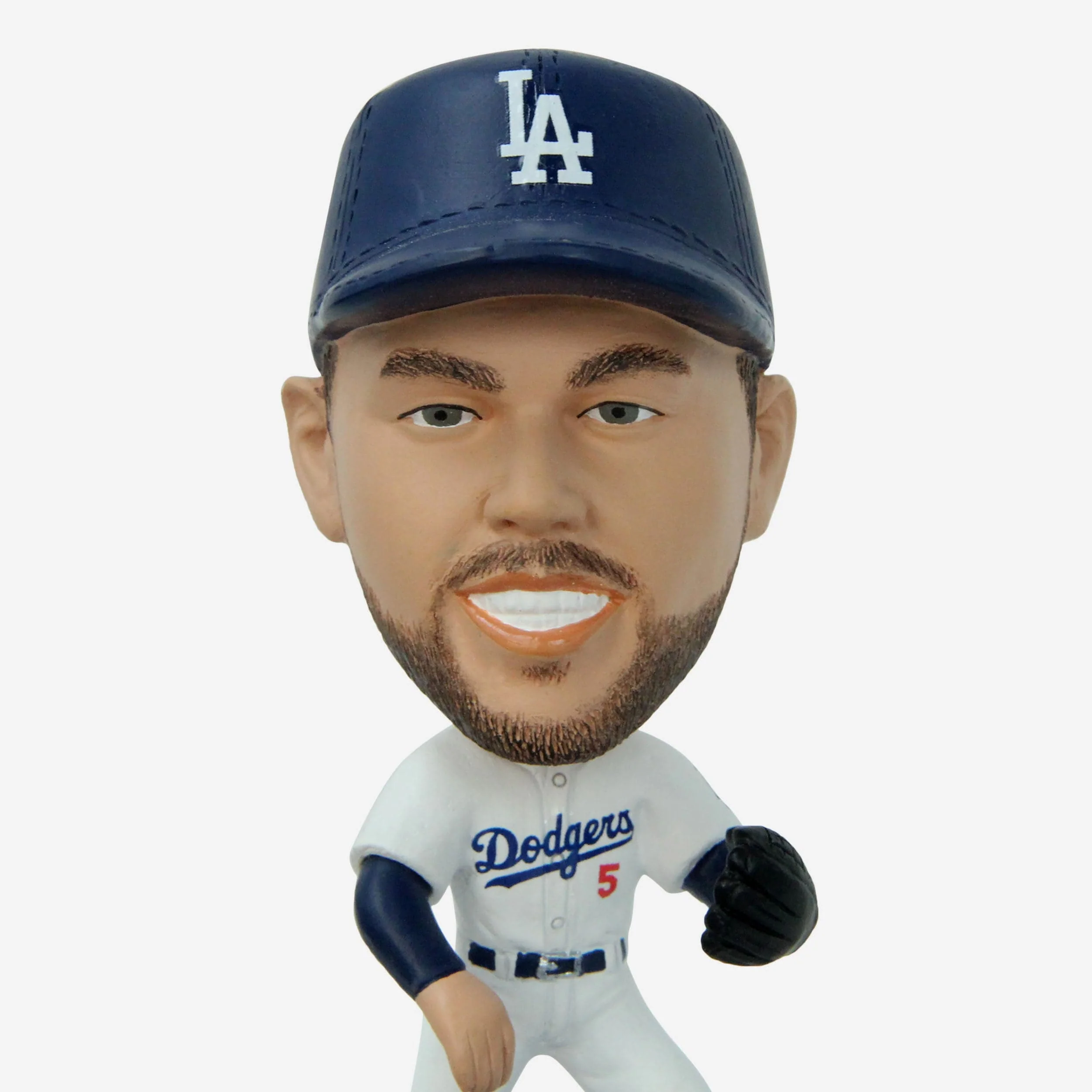 Freddie Freeman & Mookie Betts & Clayton Kershaw Los Angeles Dodgers Connecting Base 3 Pack Mini Bighead Bobblehead Set - Image 2