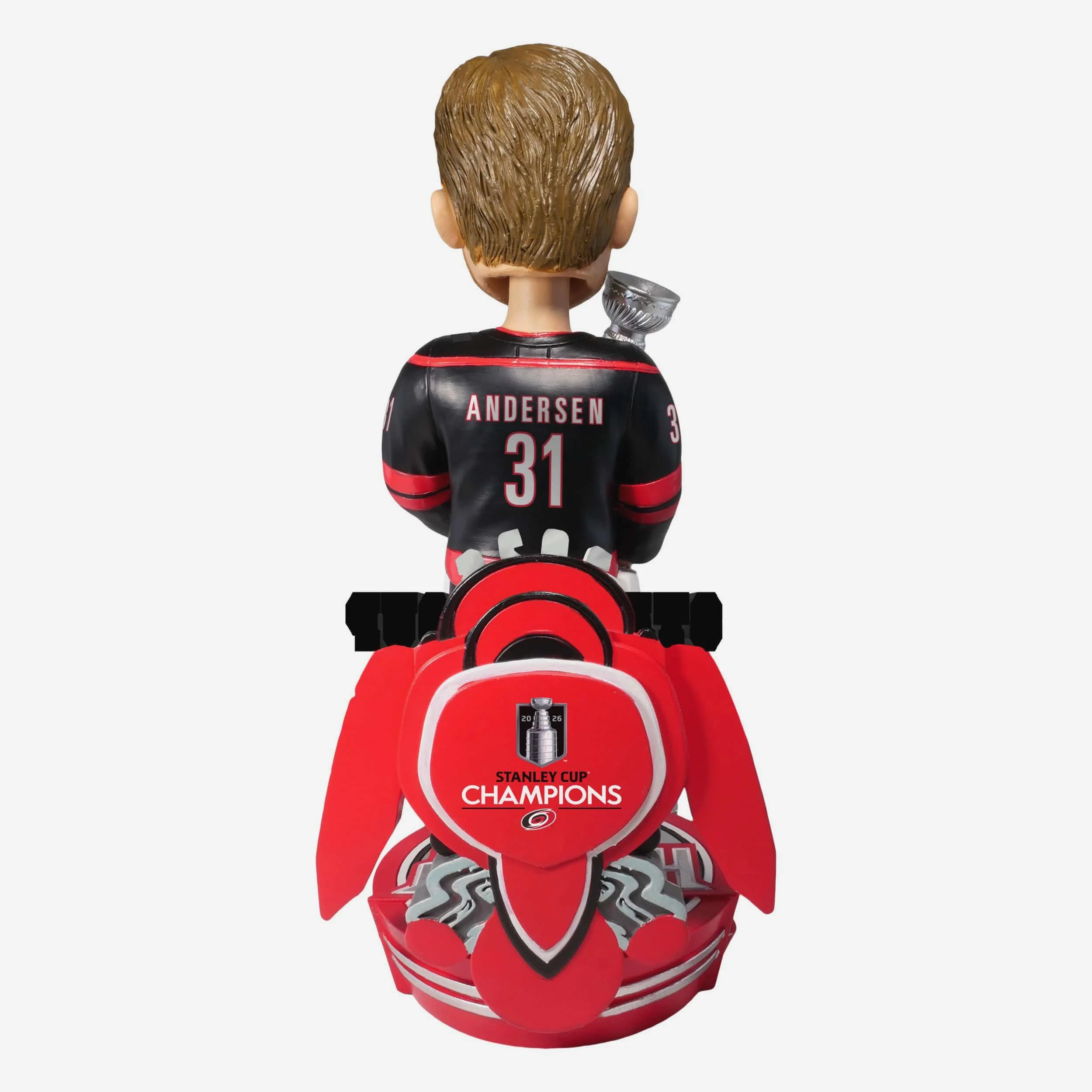 Frederik Andersen Carolina Hurricanes 2026 Stanley Cup Champions Celebration Bobblehead - Image 2