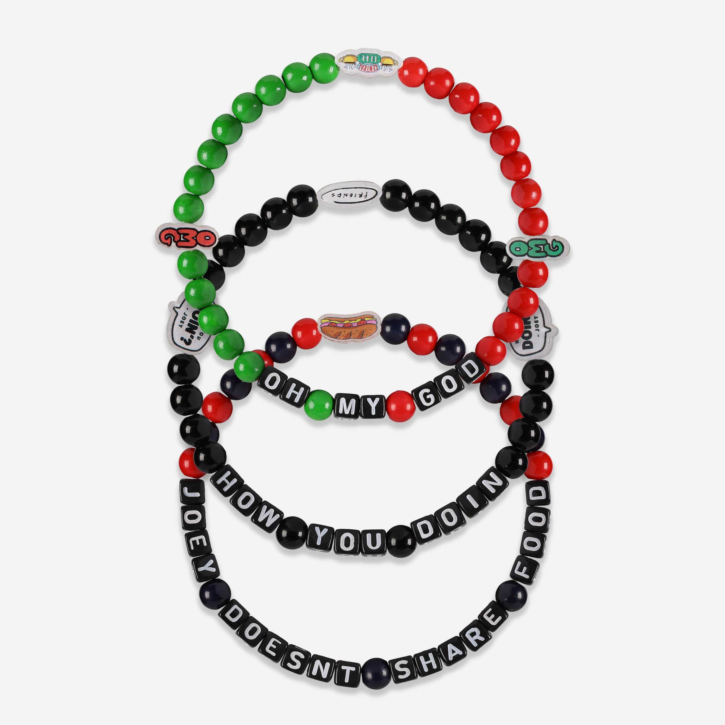 Friends 3 Pack Beaded Friendship Bracelet