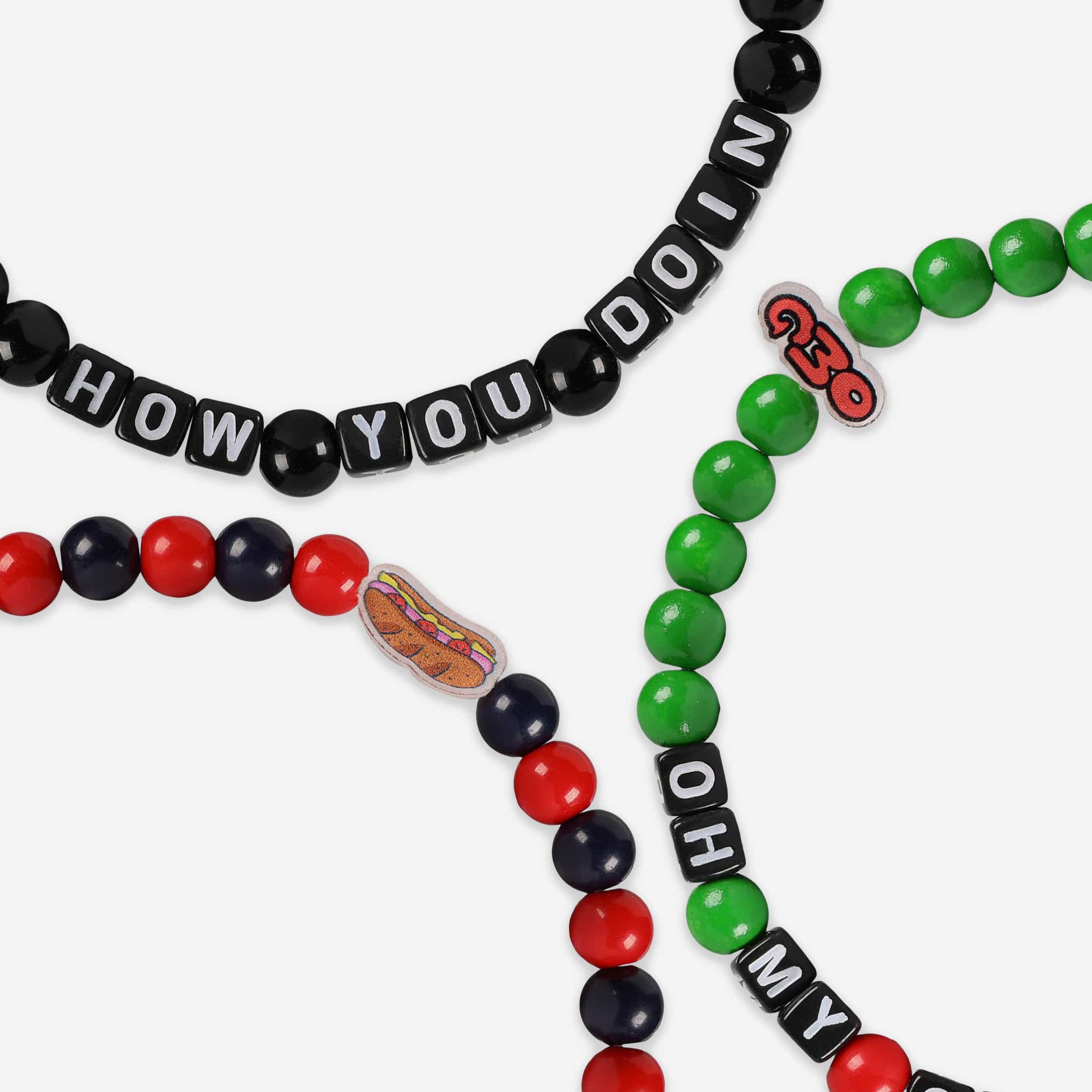 Friends 3 Pack Beaded Friendship Bracelet - Image 2