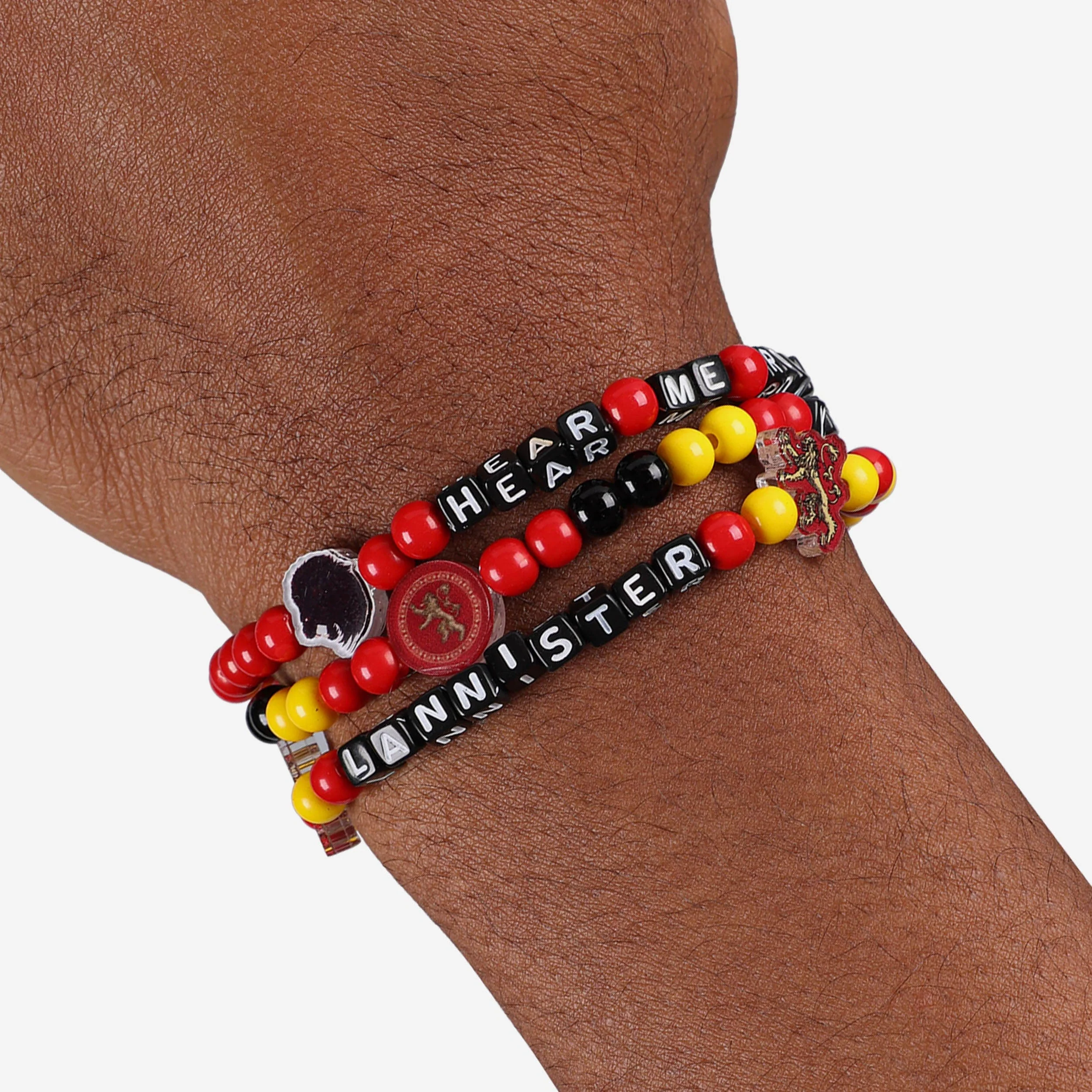 Game of Thrones™ House Lannister 3 Pack Beaded Friendship Bracelet - Image 4