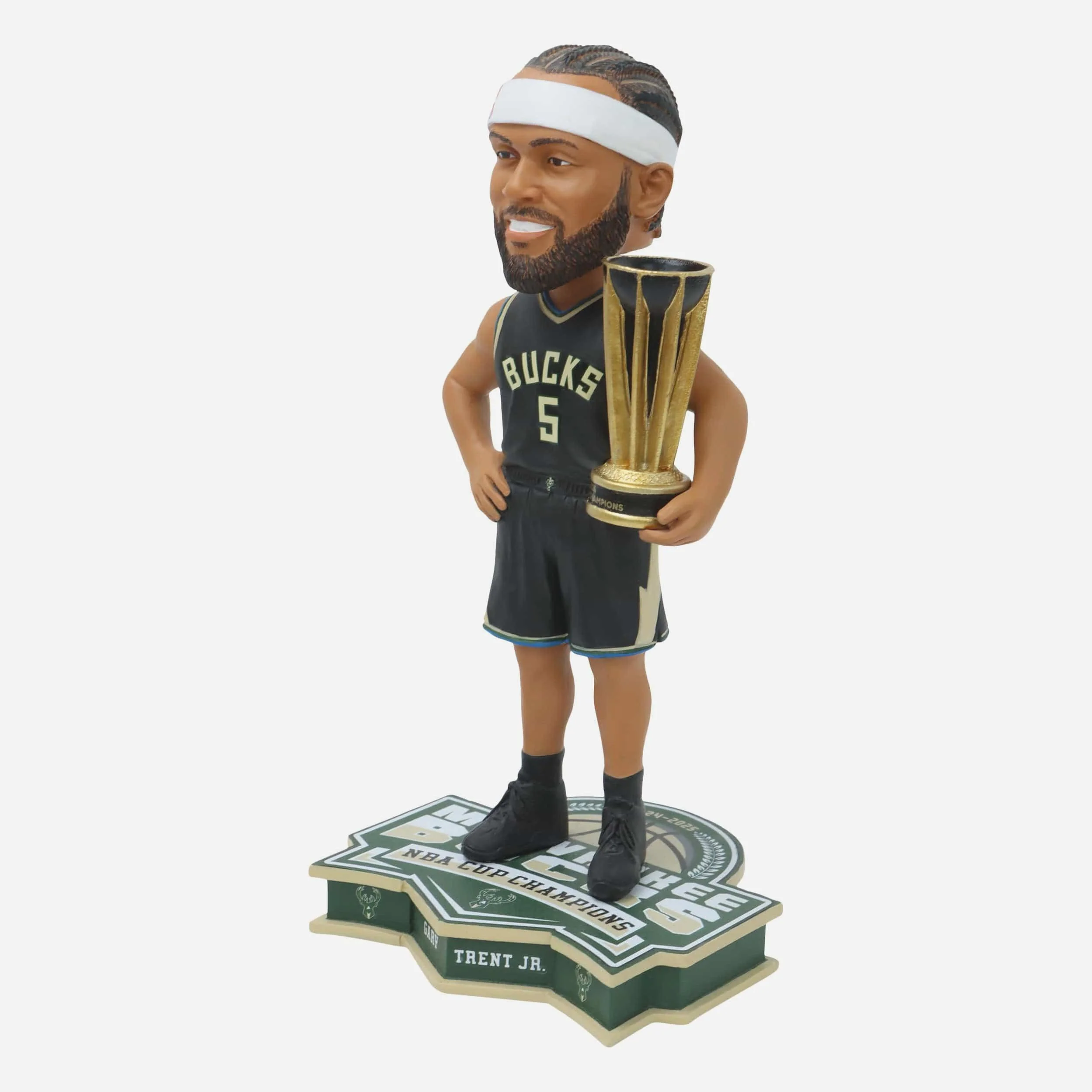 Gary Trent Jr Milwaukee Bucks 2024 NBA Cup Champions Bobblehead - Image 4
