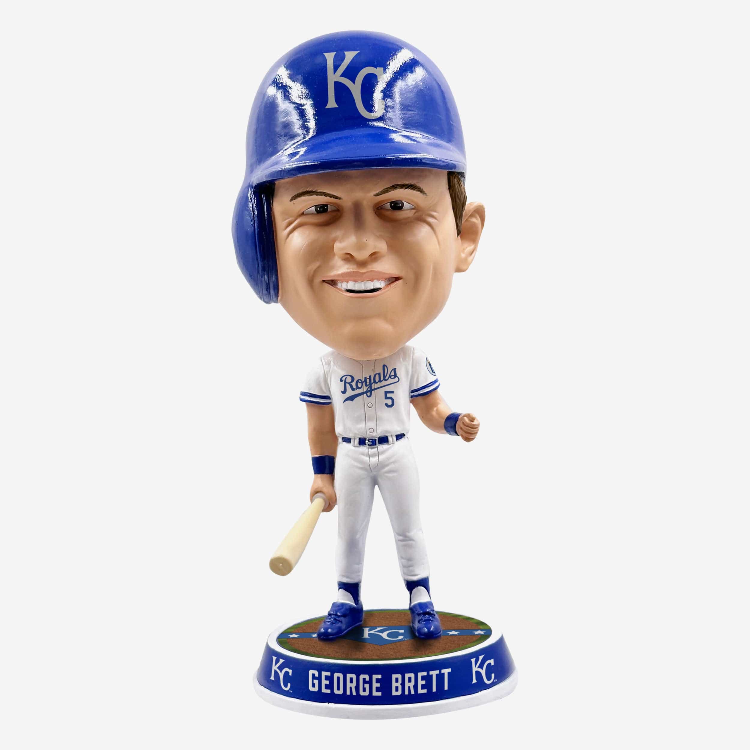 George Brett Kansas City Royals Field Stripe Bighead Bobblehead
