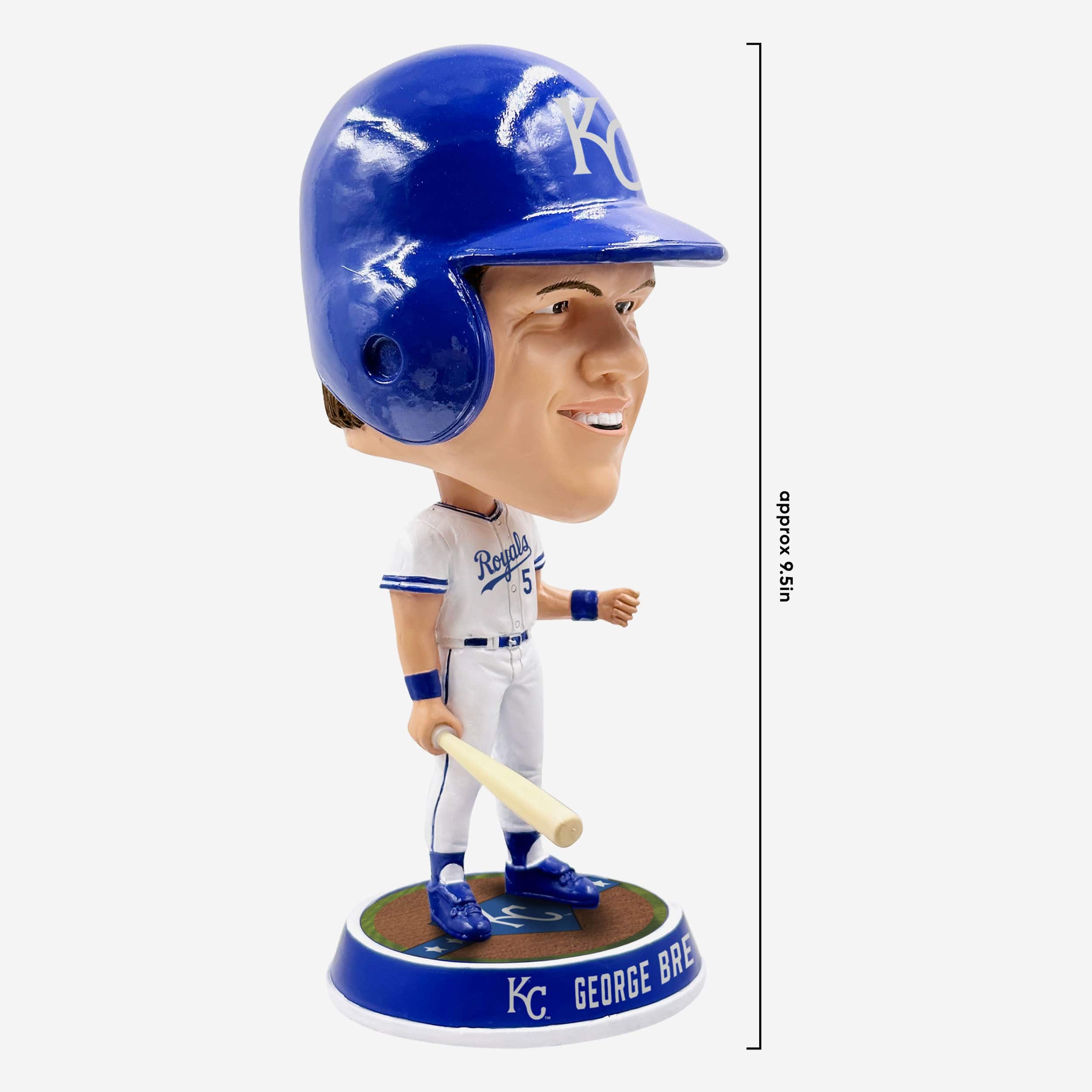 George Brett Kansas City Royals Field Stripe Bighead Bobblehead - Image 4