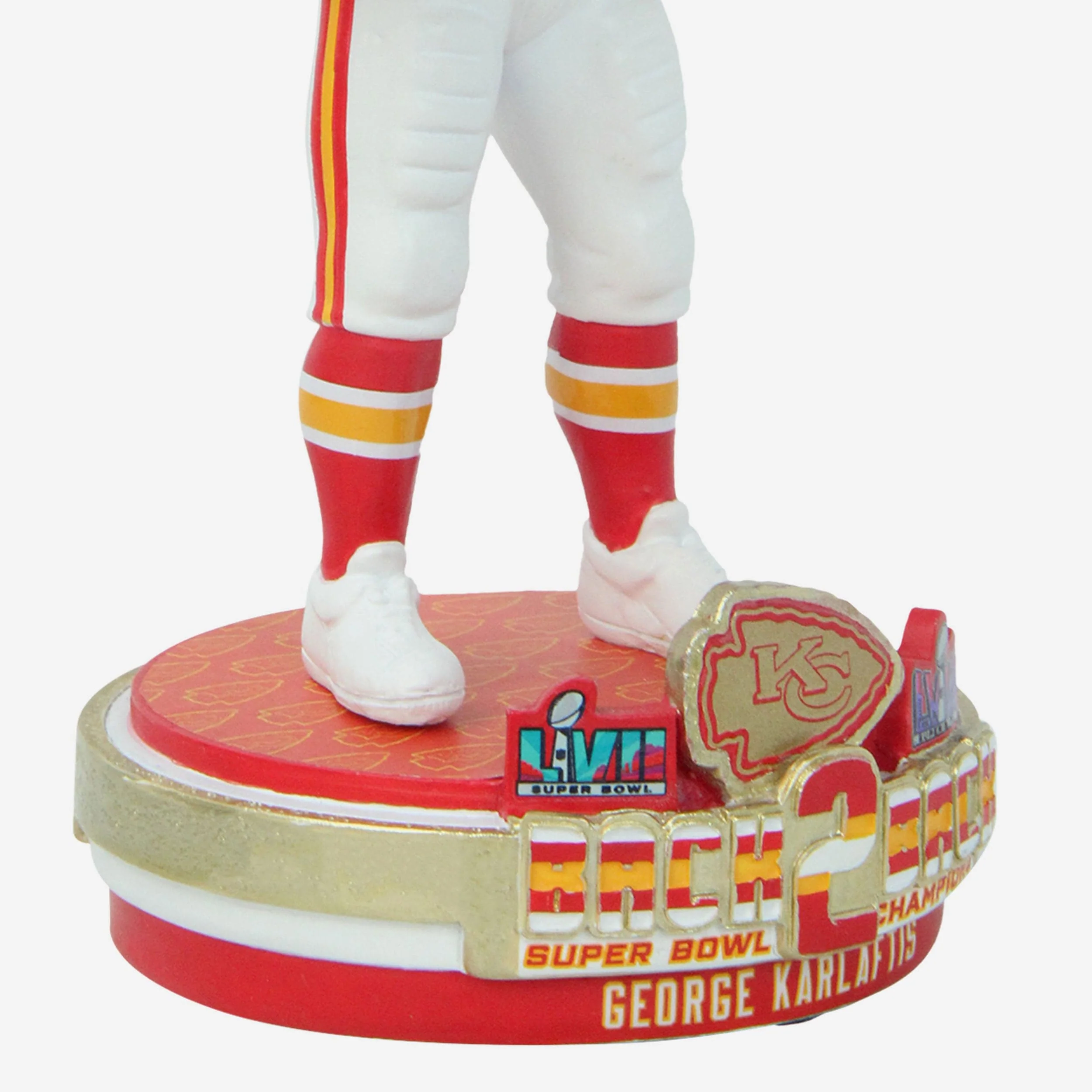 George Karlaftis Kansas City Chiefs Super Bowl LVIII Champions Bobblehead - Image 3