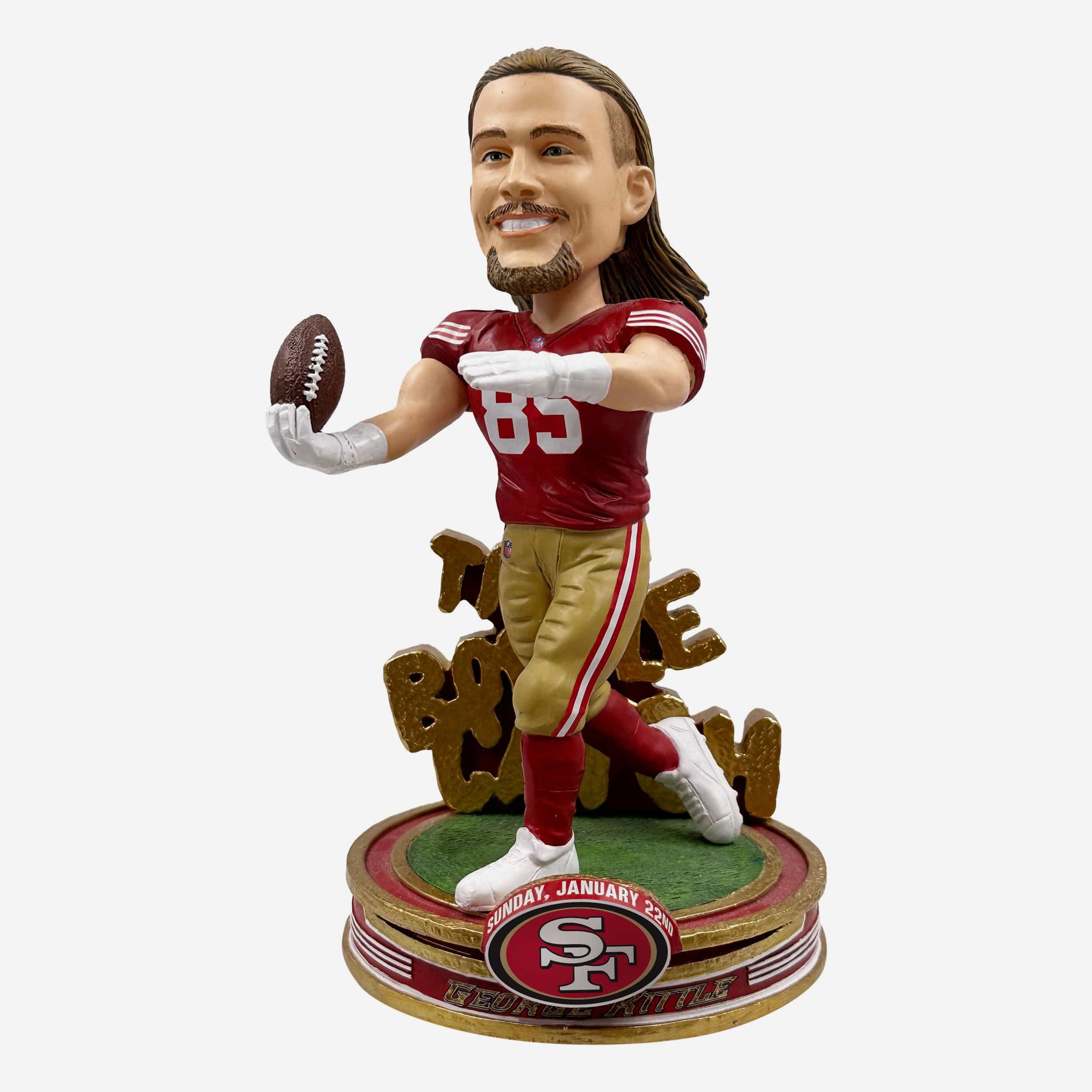 George Kittle San Francisco 49ers Circus Catch Bobblehead