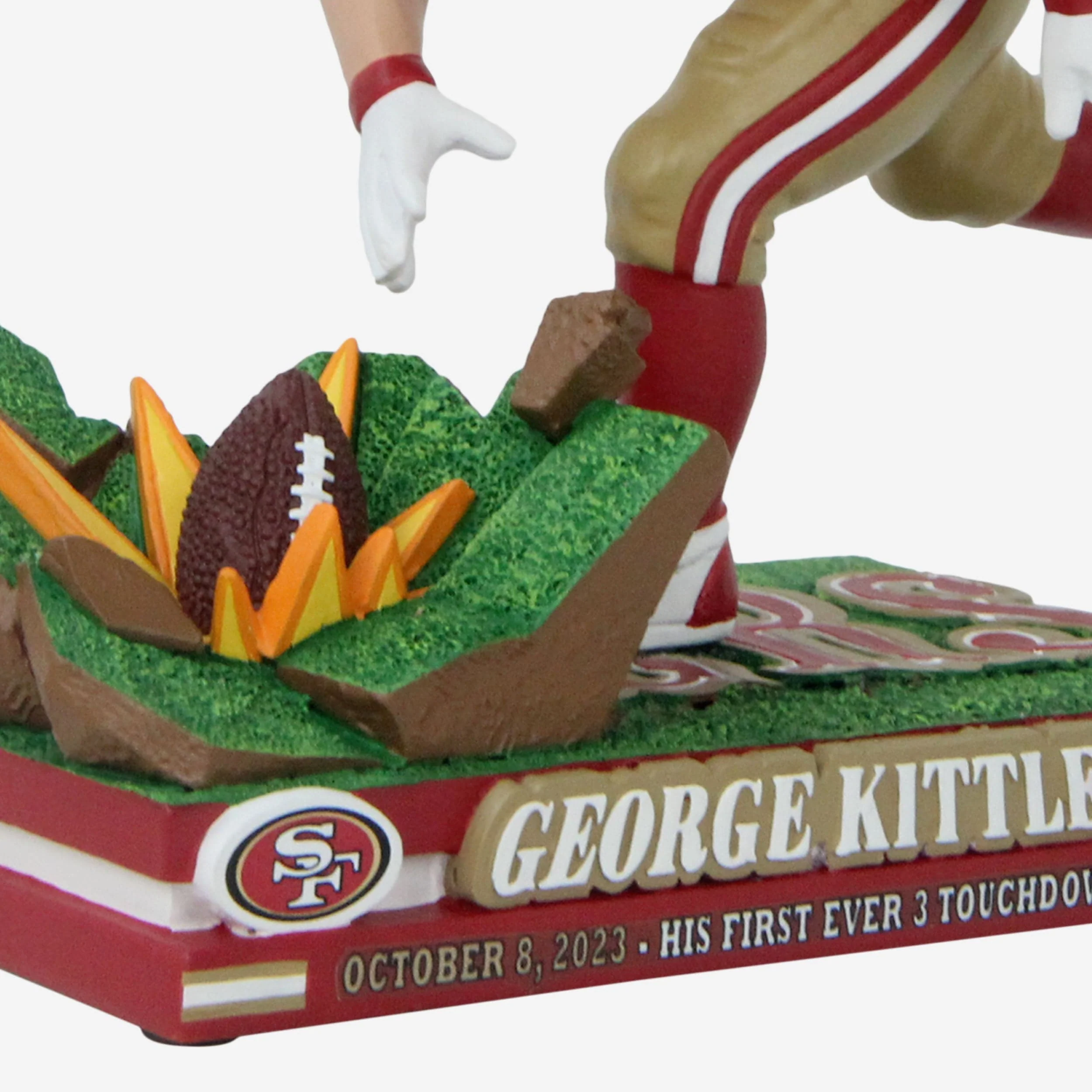 George Kittle San Francisco 49ers Gamebreaker Bobblehead - Image 3
