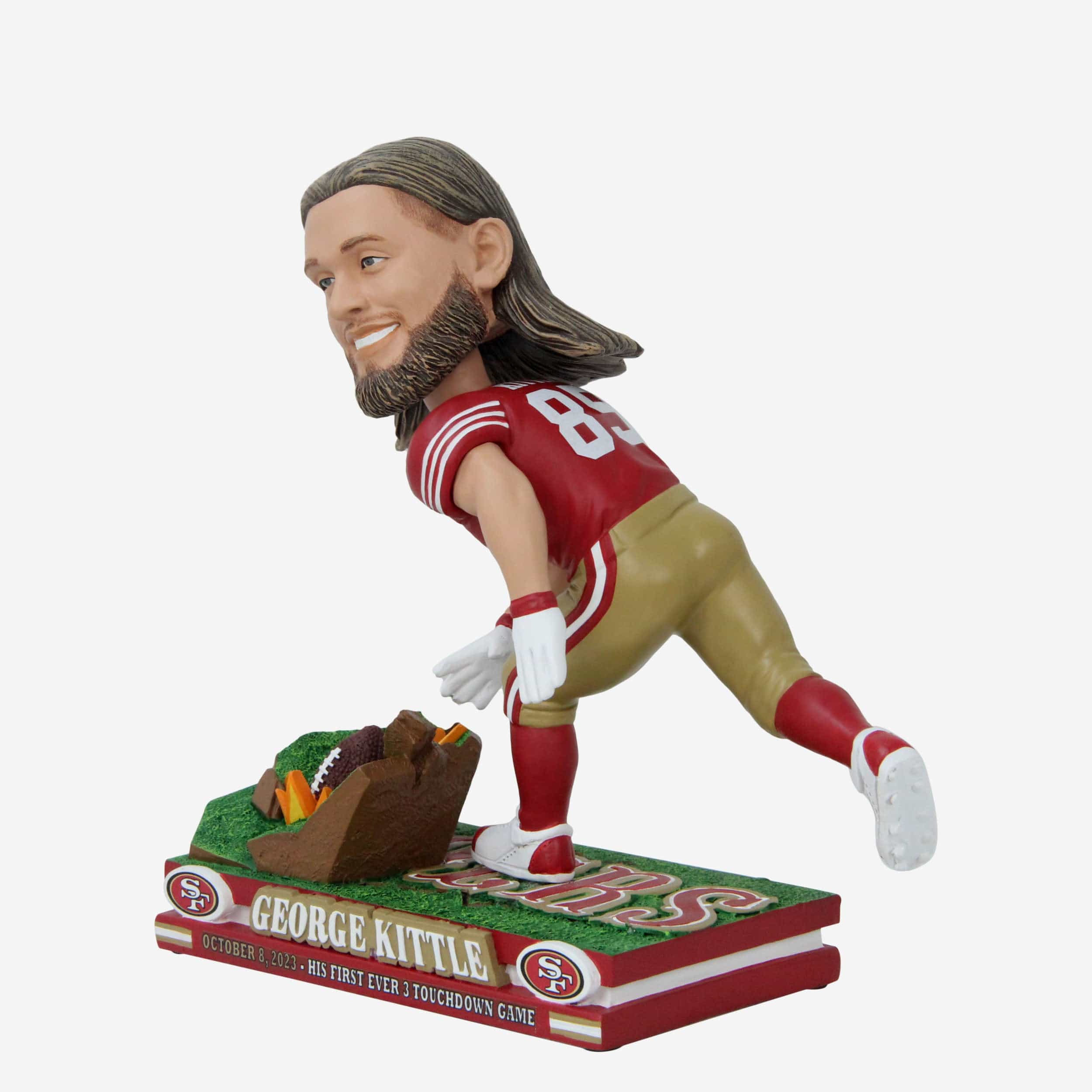 George Kittle San Francisco 49ers Gamebreaker Bobblehead - Image 4