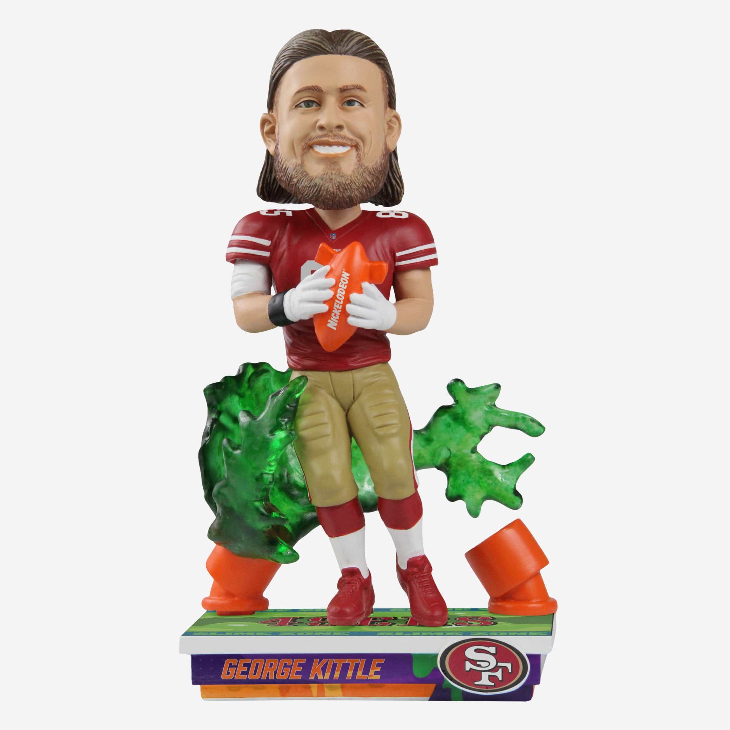George Kittle San Francisco 49ers Slime Zone Bobblehead