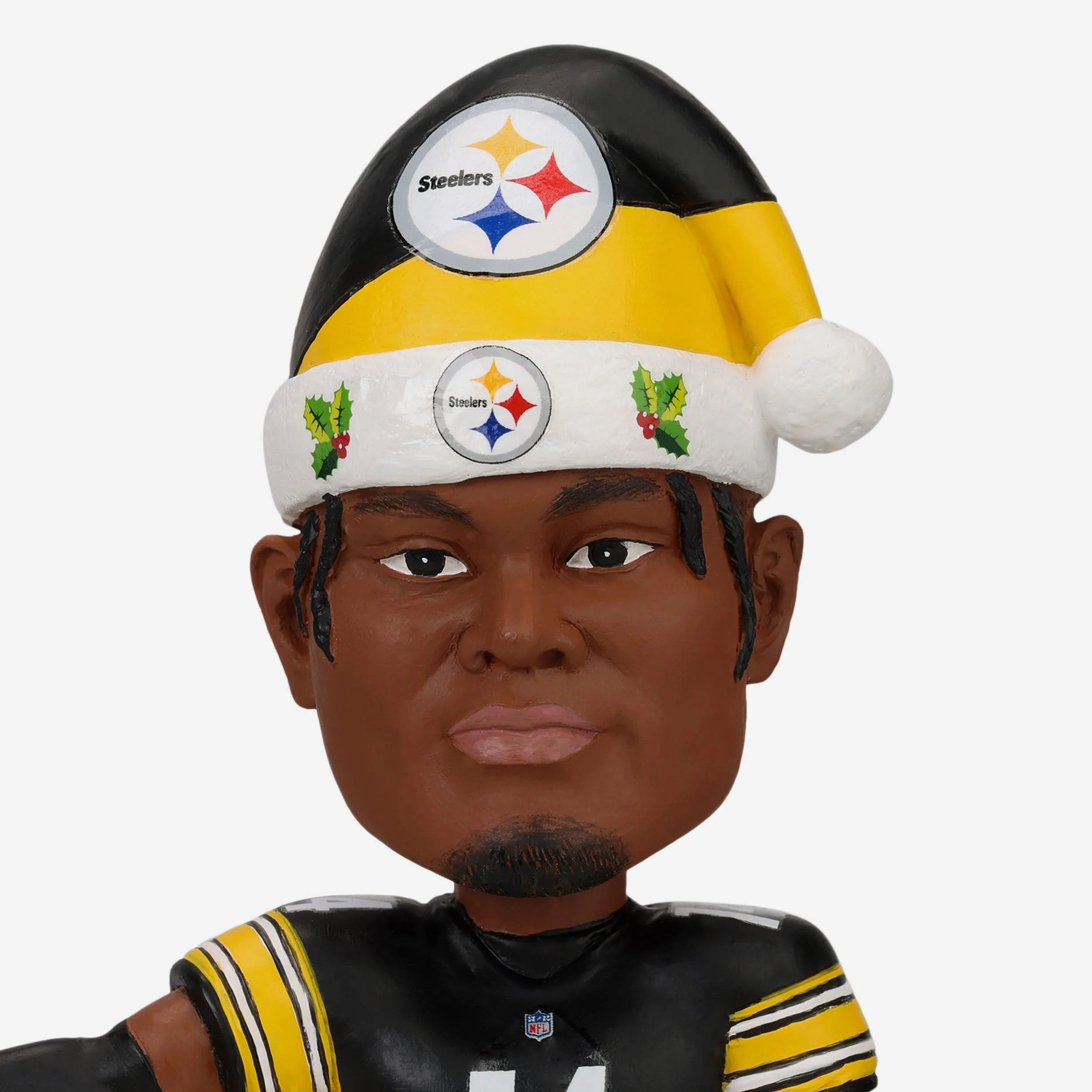 George Pickens Pittsburgh Steelers Holiday Snowglobe Bobblehead - Image 2