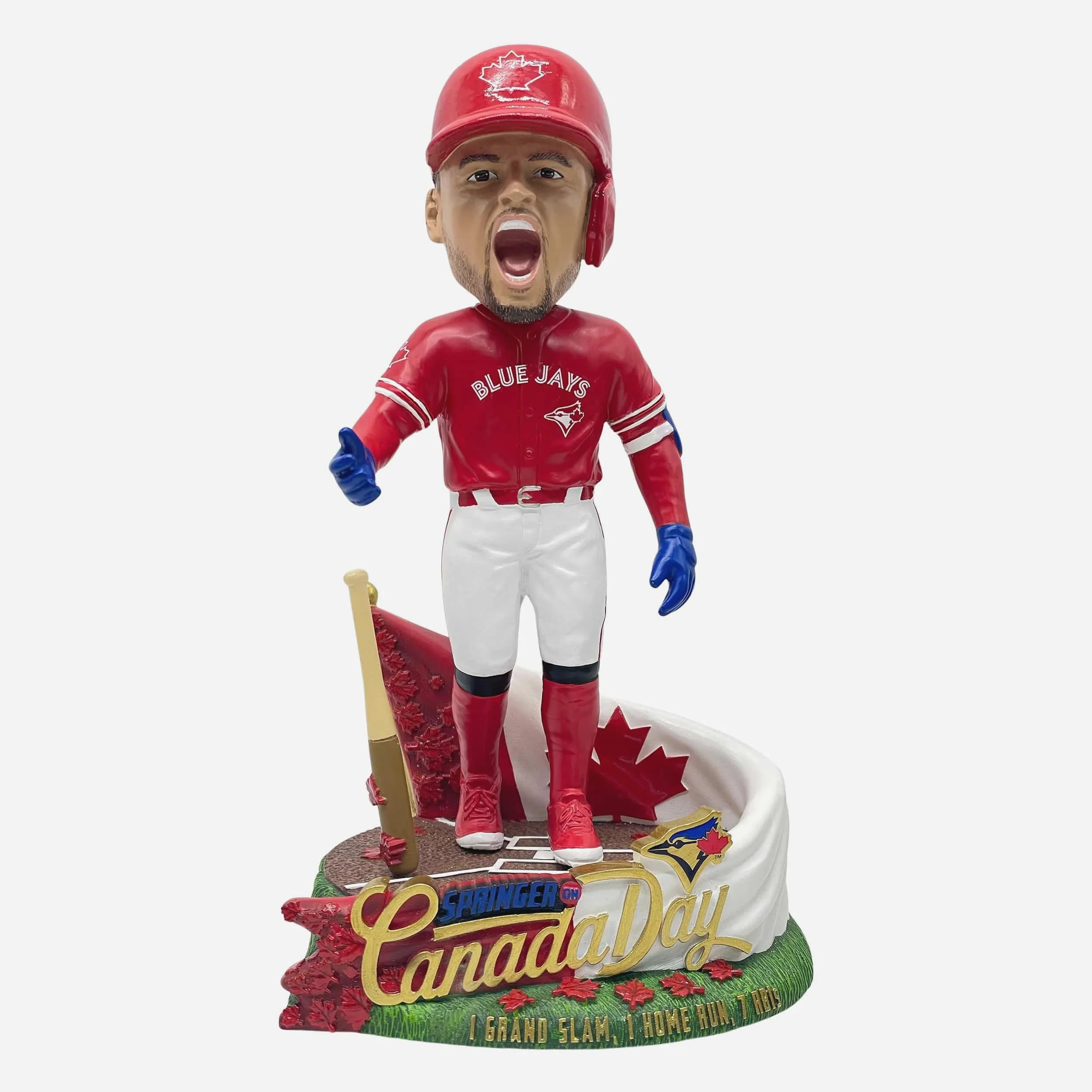 George Springer Toronto Blue Jays Canada Day Gamebreaker Bobblehead