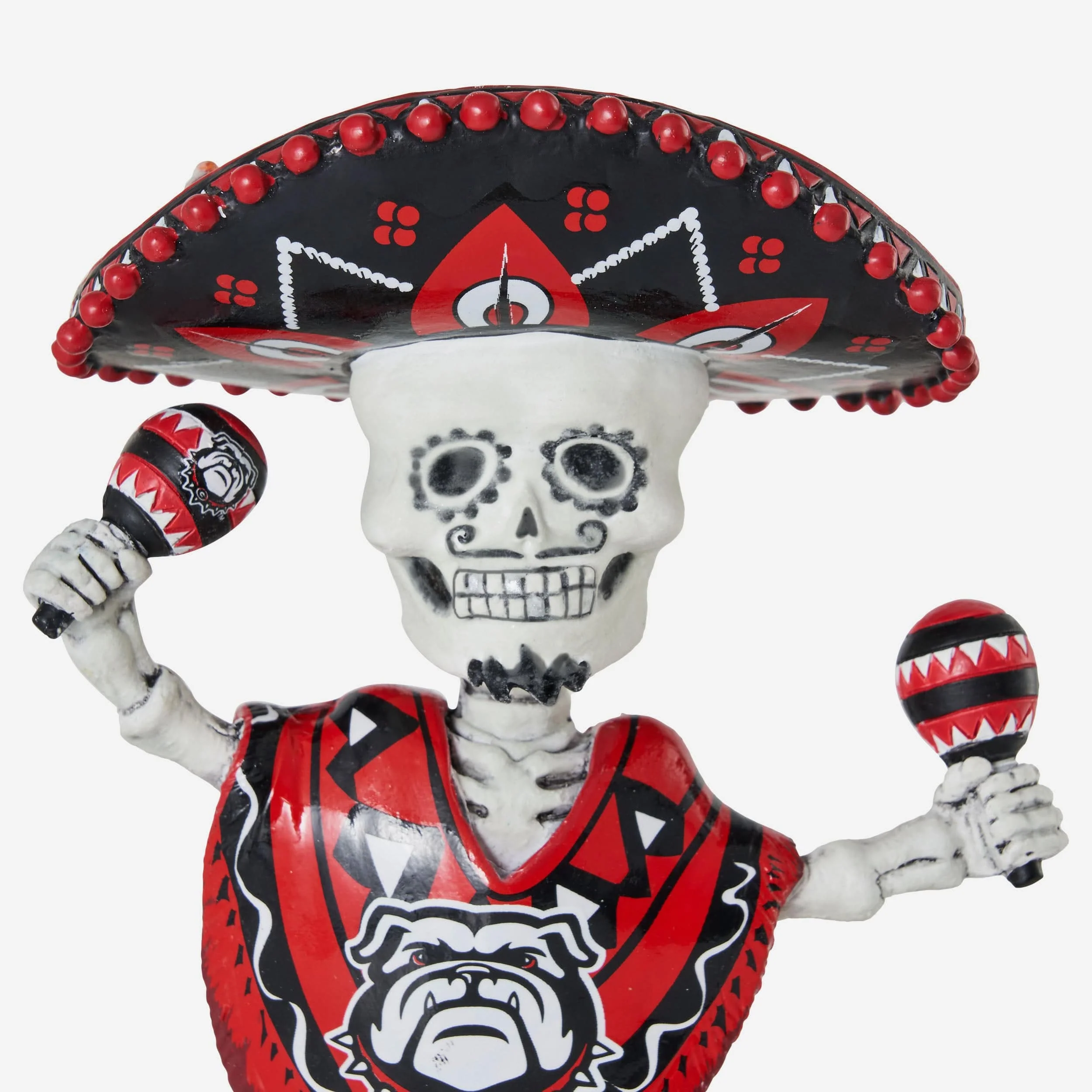Georgia Bulldogs Calavera Glow in the Dark Bobblehead - Image 3