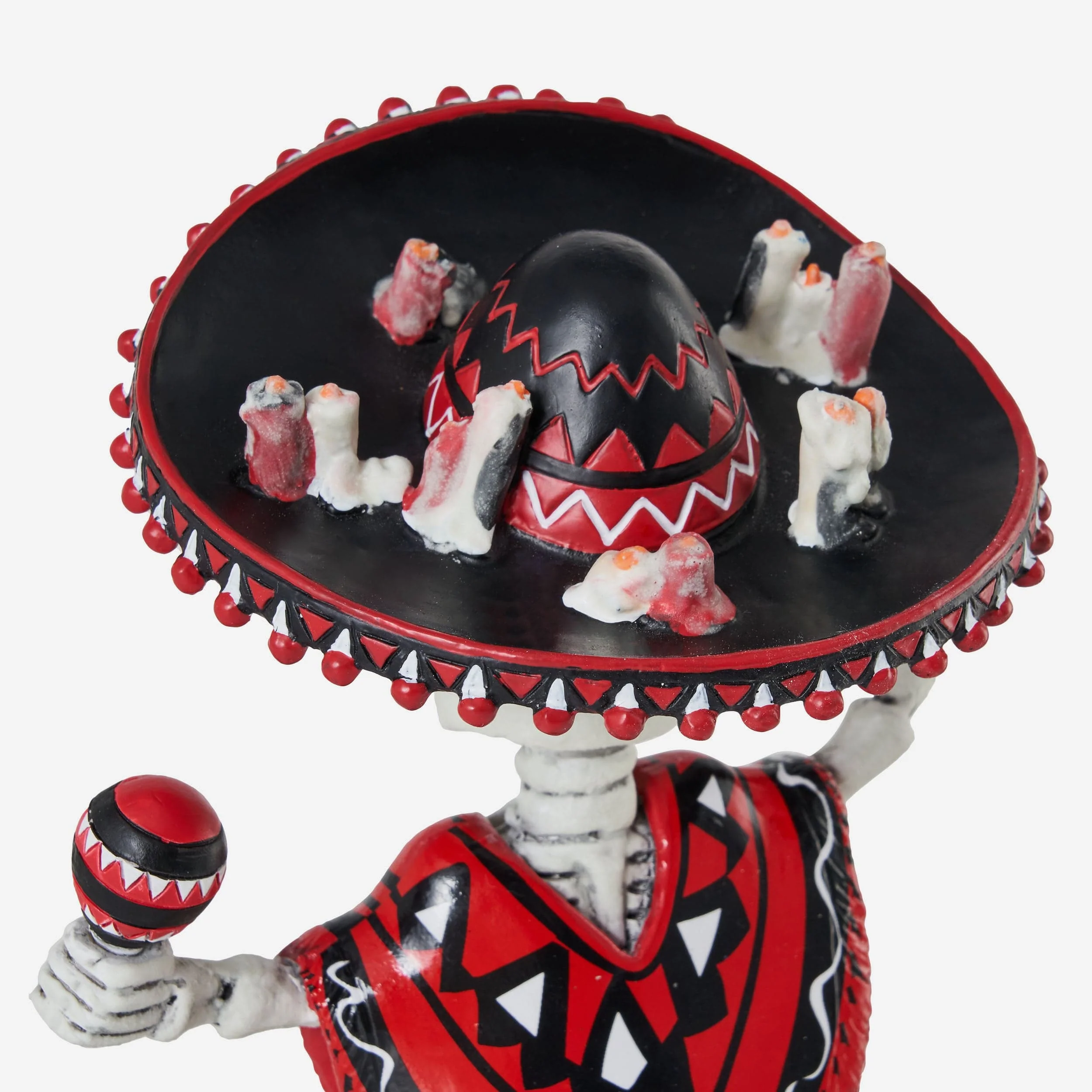 Georgia Bulldogs Calavera Glow in the Dark Bobblehead - Image 5