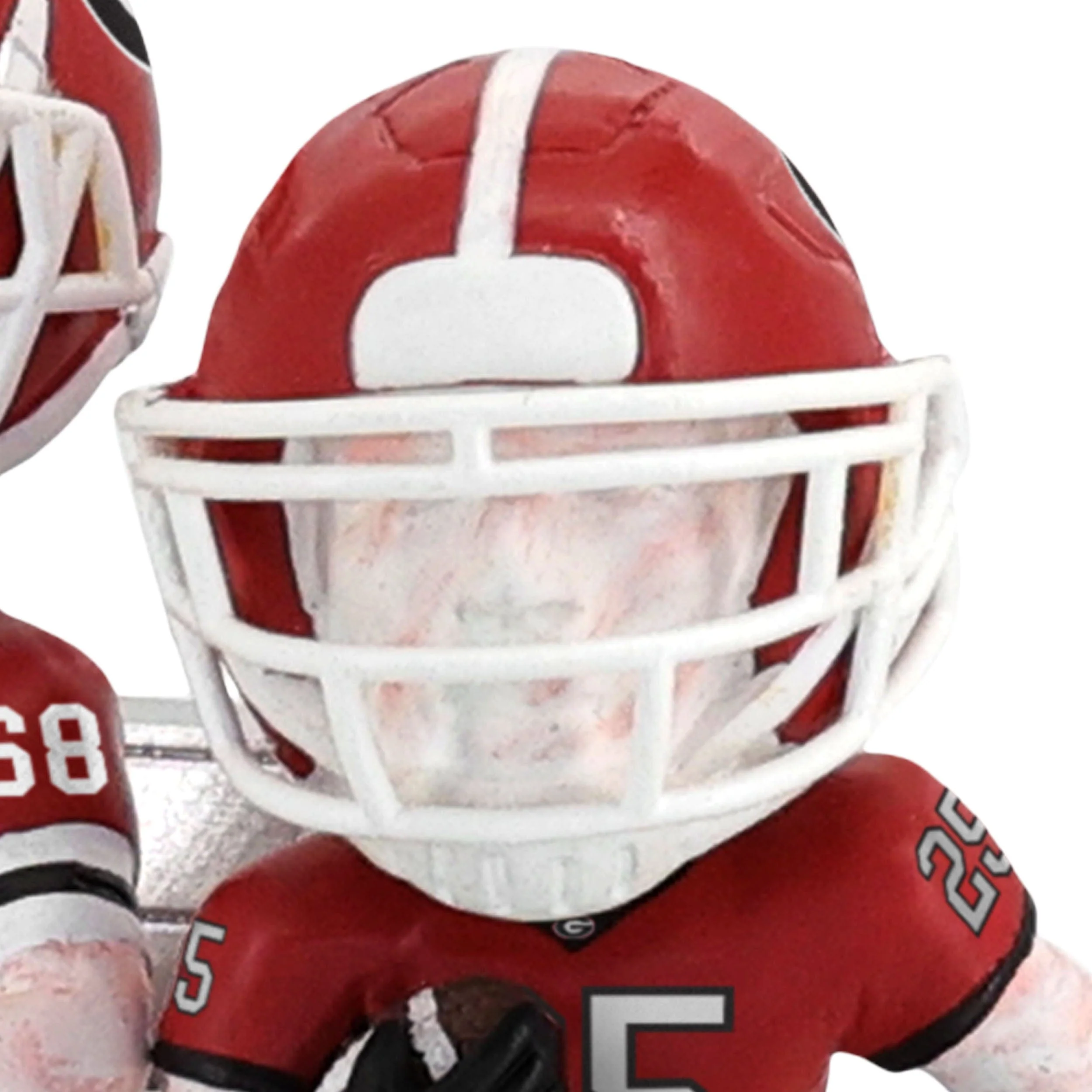 Georgia Bulldogs Football Uniform Timeline Mini Bobblehead Scene - Image 3