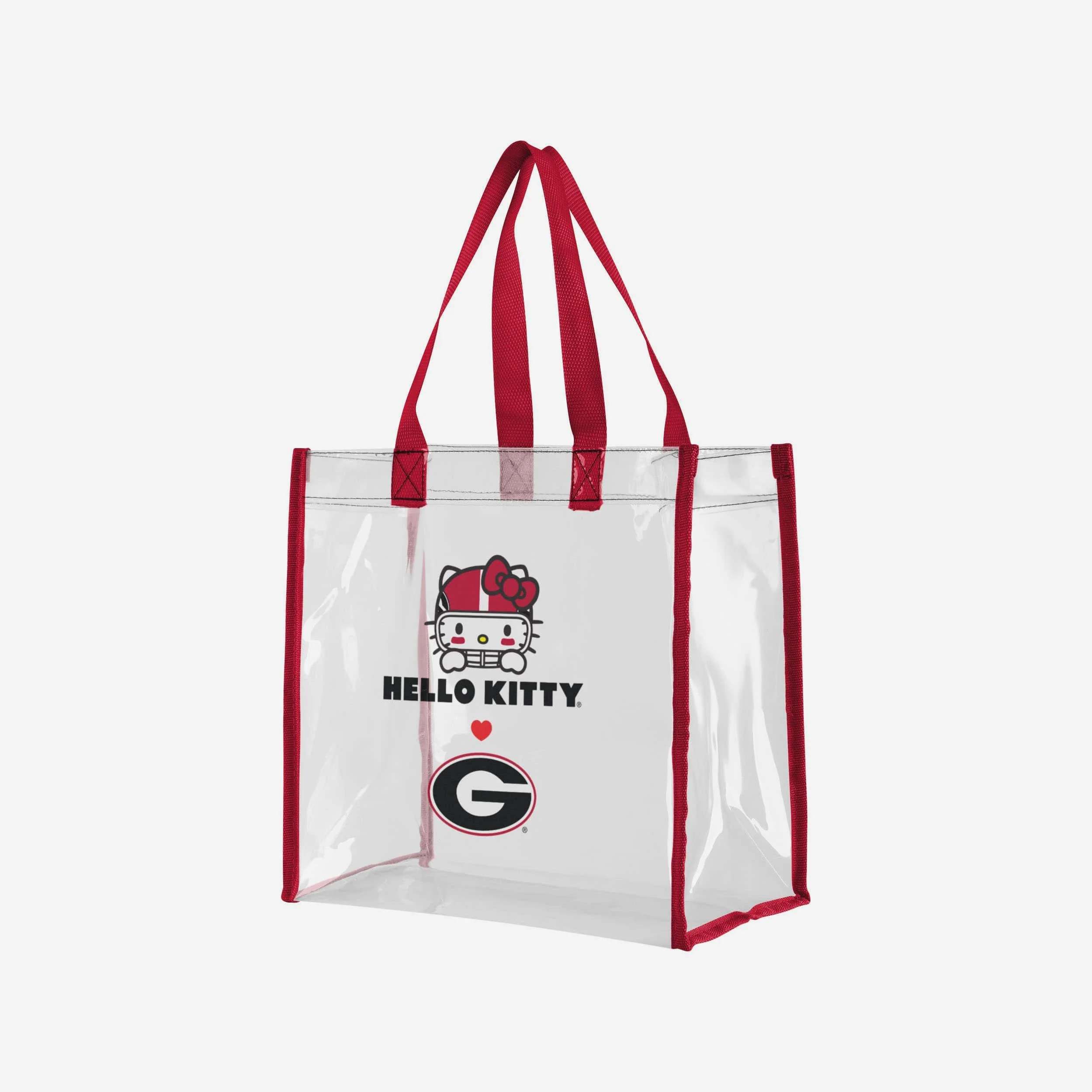 Georgia Bulldogs Hello Kitty® Clear Tote Bag - Image 2