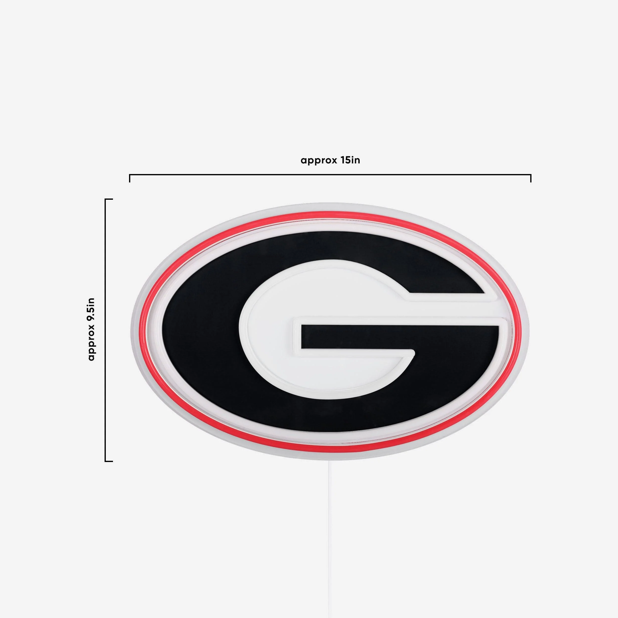 Georgia Bulldogs LED Neon Light Up Team Logo Sign - Image 5