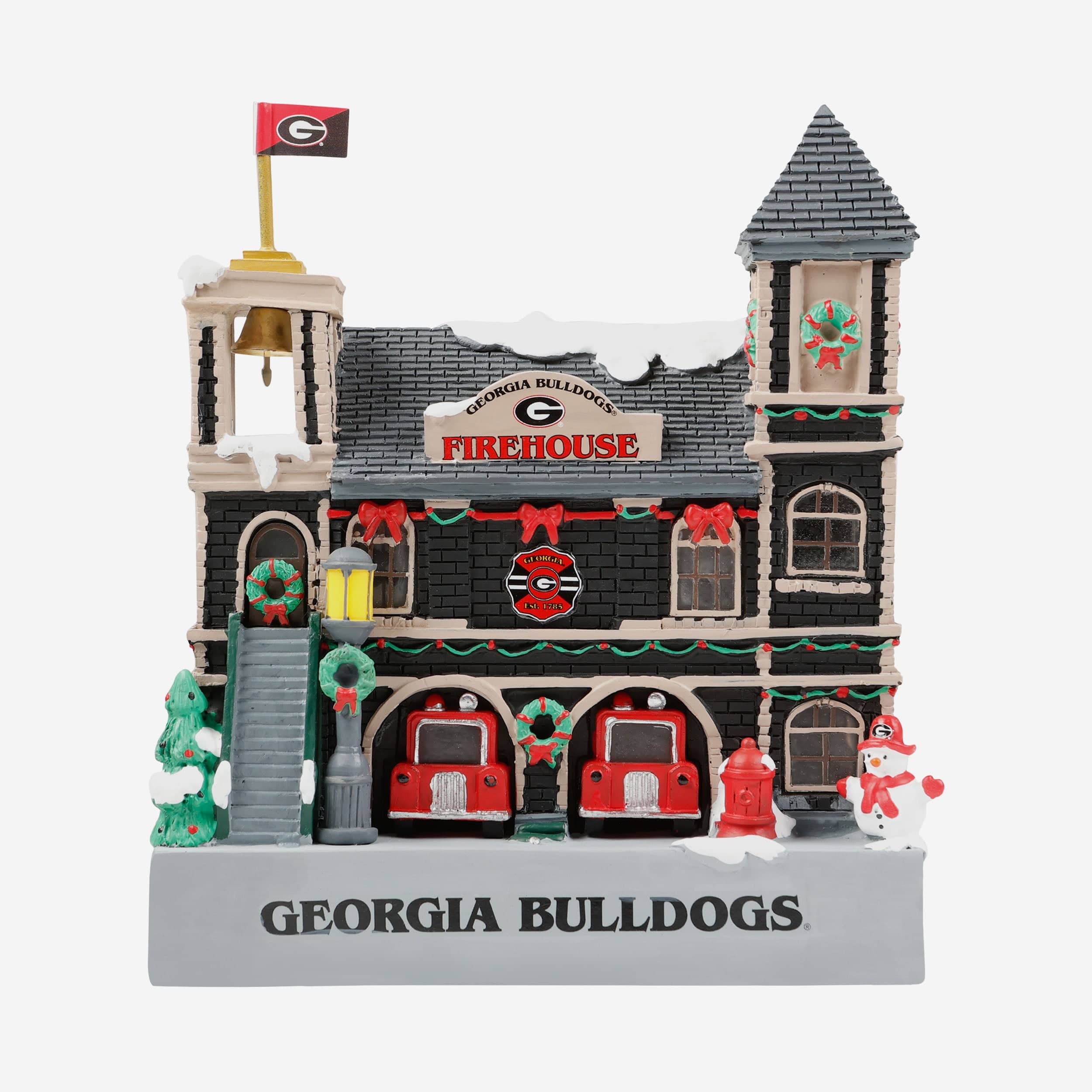 Georgia Bulldogs Light Up Resin Team Firehouse