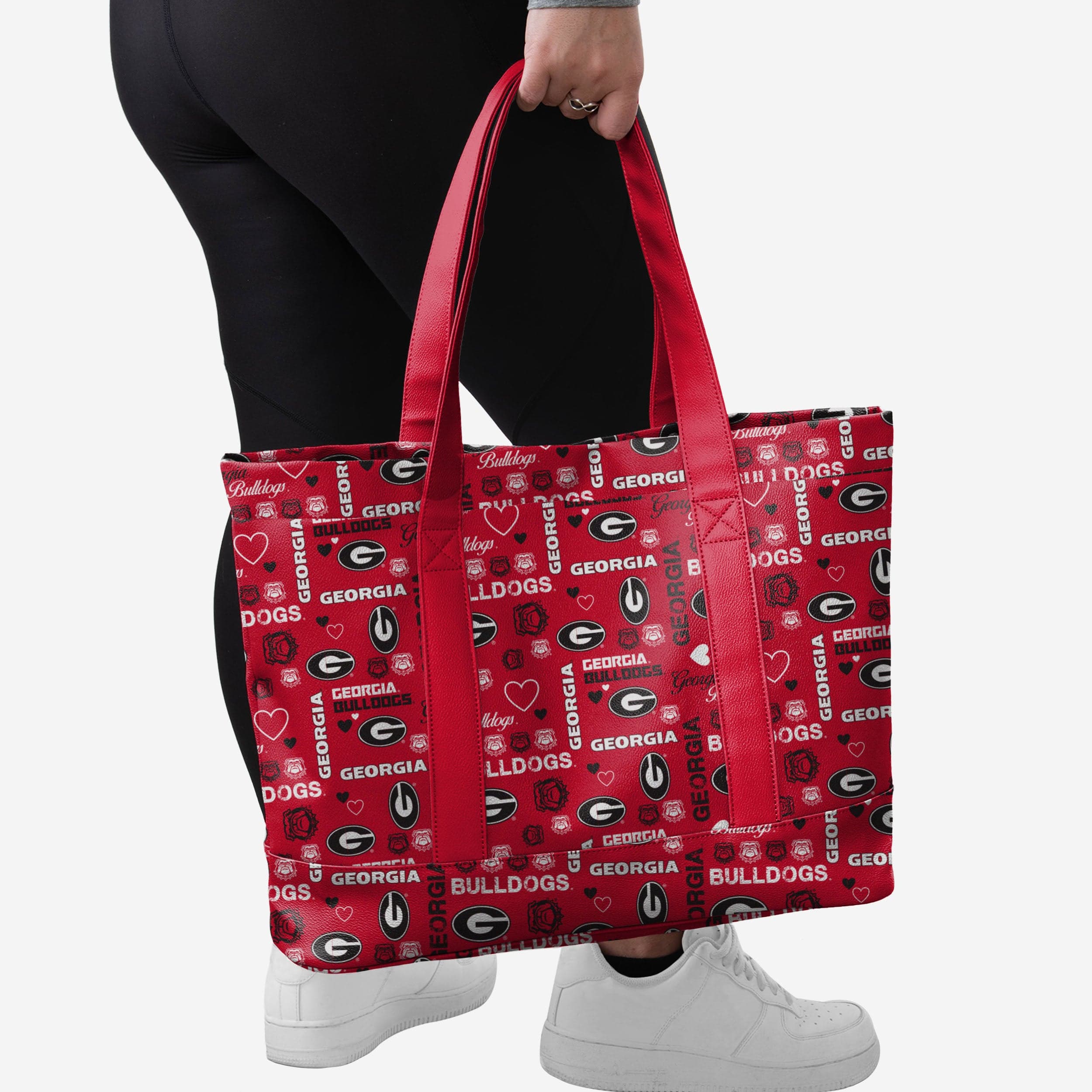 Georgia Bulldogs Logo Love Tote Bag - Image 2
