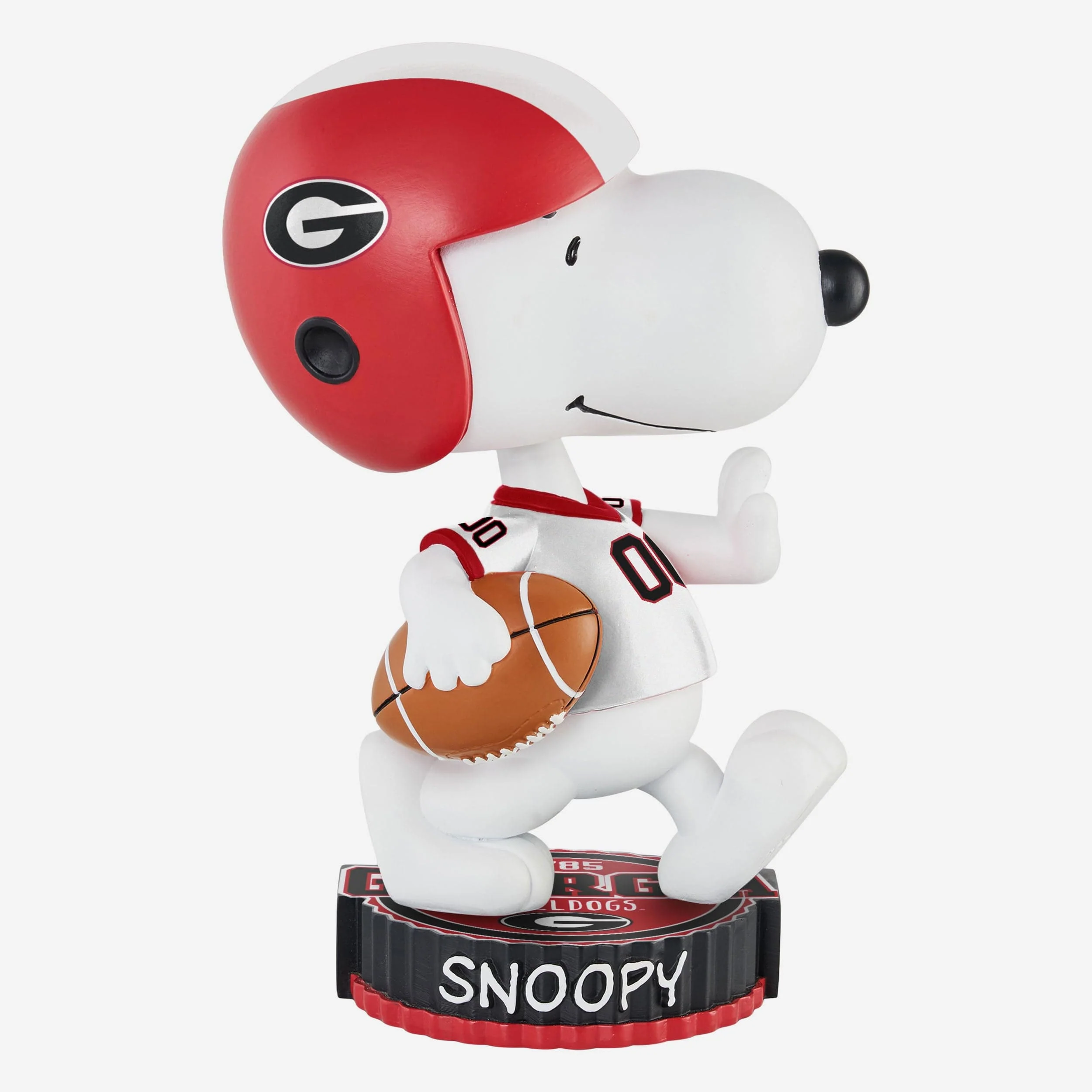 Georgia Bulldogs Snoopy Peanuts Bighead Bobblehead