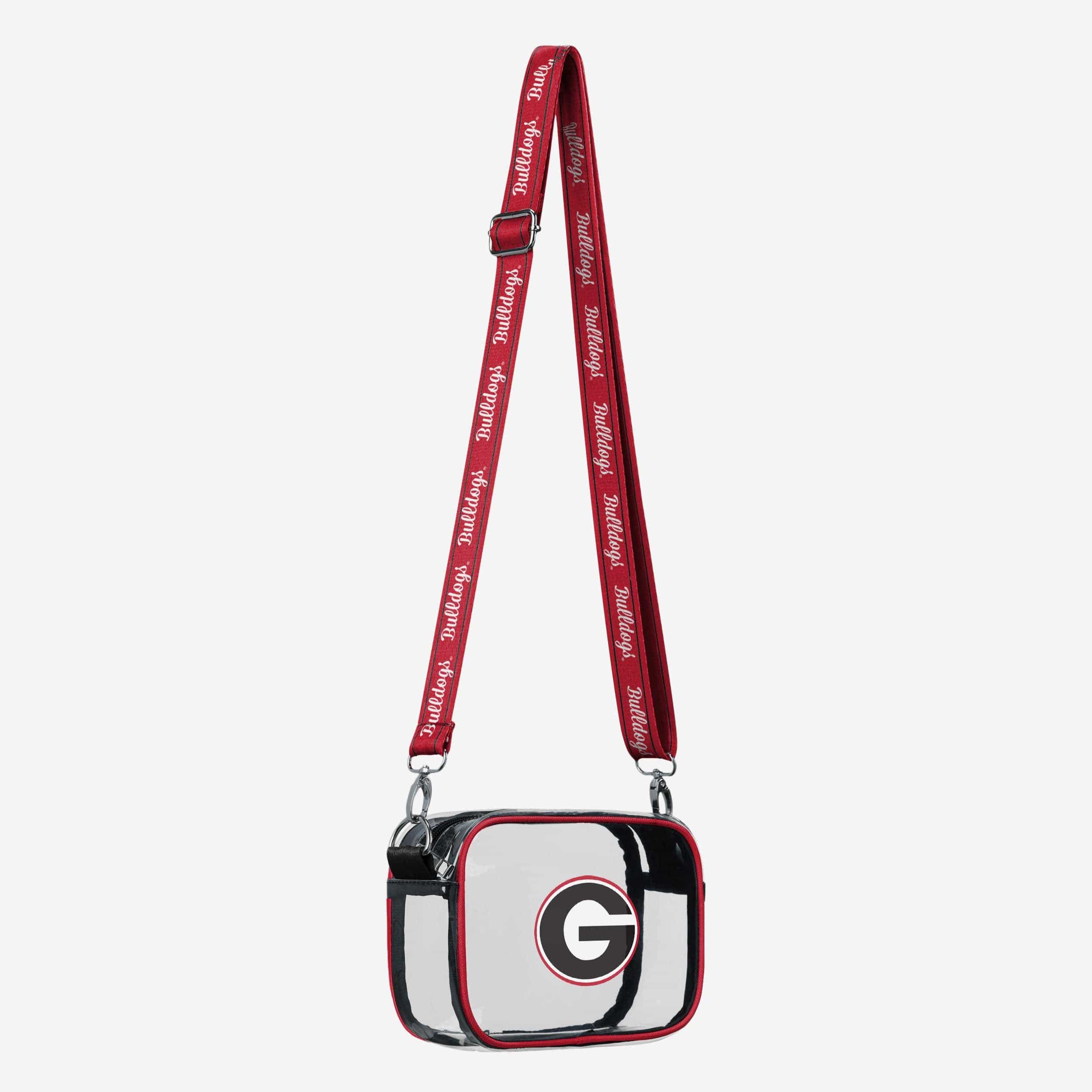 Georgia Bulldogs Team Stripe Clear Crossbody Bag - Image 2